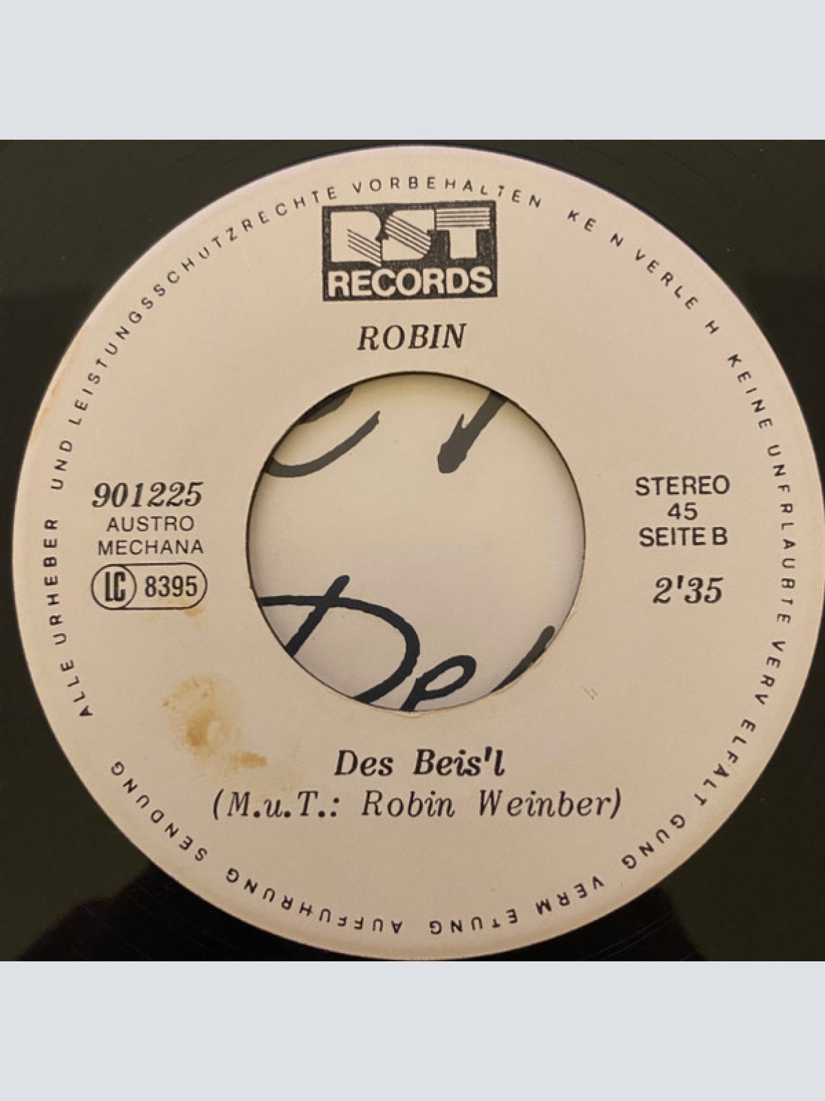 Vinyl / Robin* - Die Feder / Des Beis'l