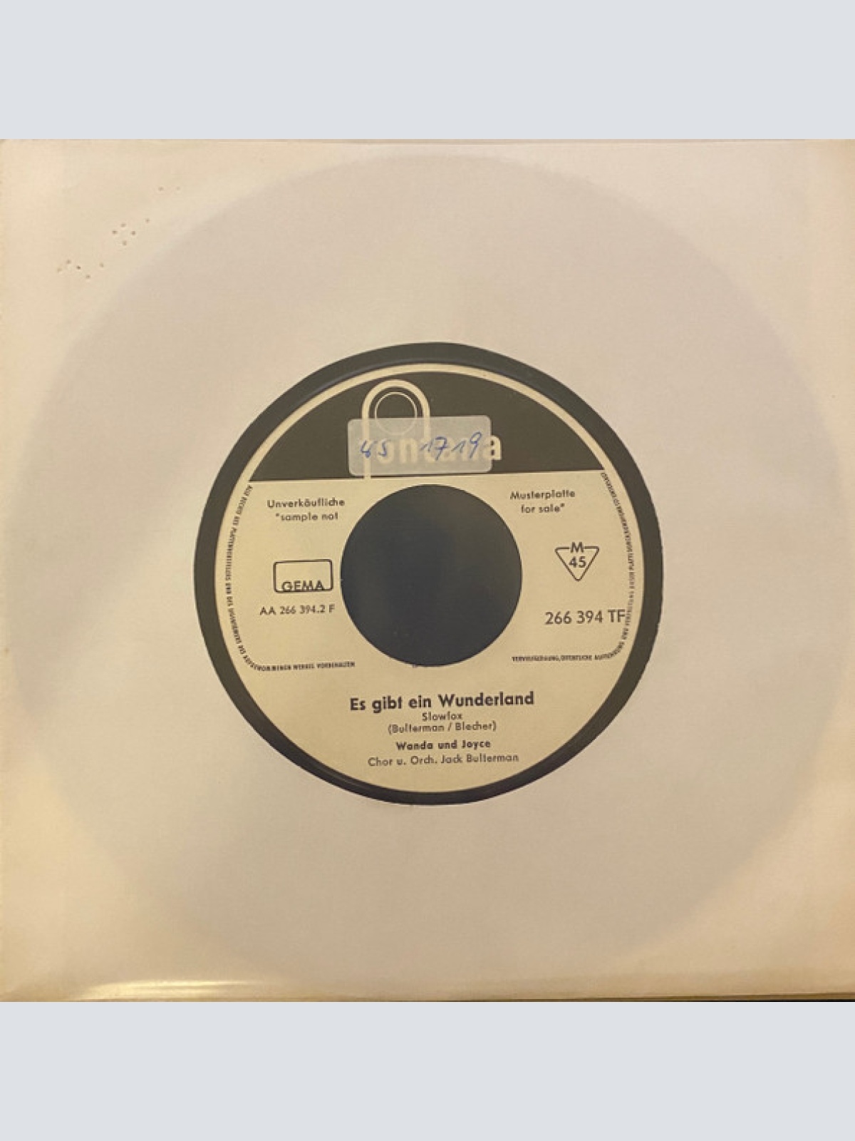 Vinyl / Wanda Und Joyce* - Ajun, Ajun / Es Gibt Ein Wunderland