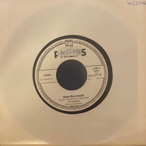 Vinyl / Leo Leandros - Kara Ben Jussuf / Jeder Weint Einmal