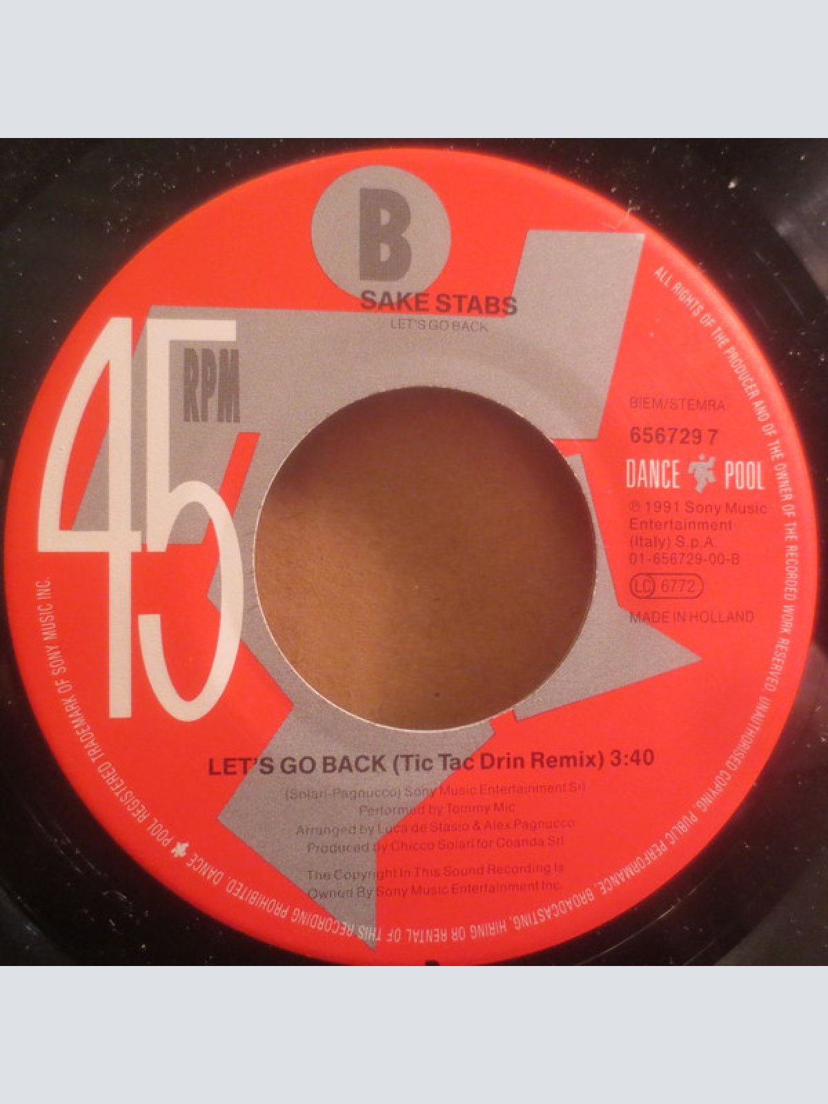 Vinyl / Sake Stabs - Let's Go Back