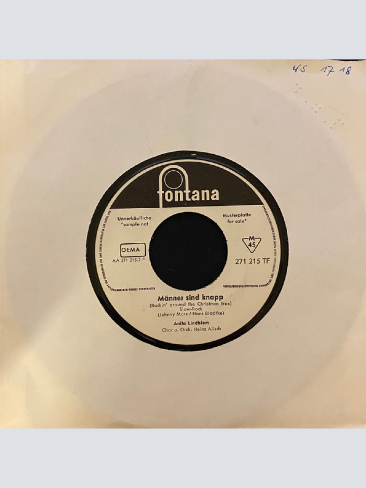 Vinyl / Anita Lindblom - Du Kannst So Wunderbar Lügen / Männer Sind Knapp