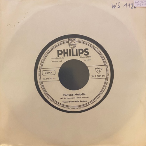 Vinyl / Tanzorchester Béla Sanders* - Fortuna-Melodie