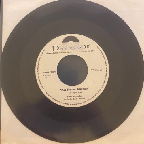 Vinyl / Peter Alexander - Was Frauen Träumen / Toi-toi-toi
