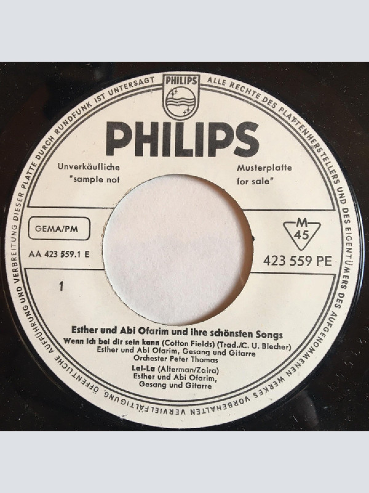 Vinyl / Esther Und Abi Ofarim* - Esther Und Abi Ofarim Und Ihre Schönsten Songs