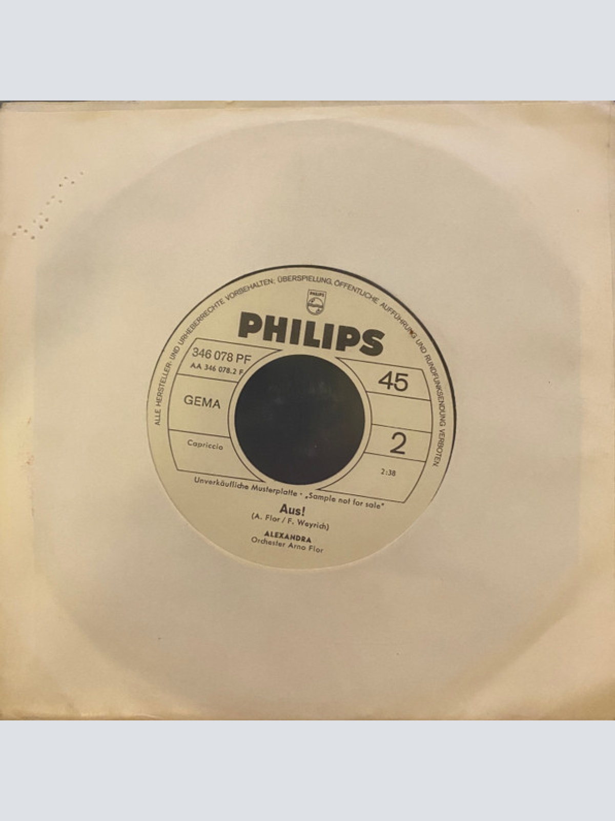 Vinyl / Alexandra (7) - Zigeunerjunge / Aus