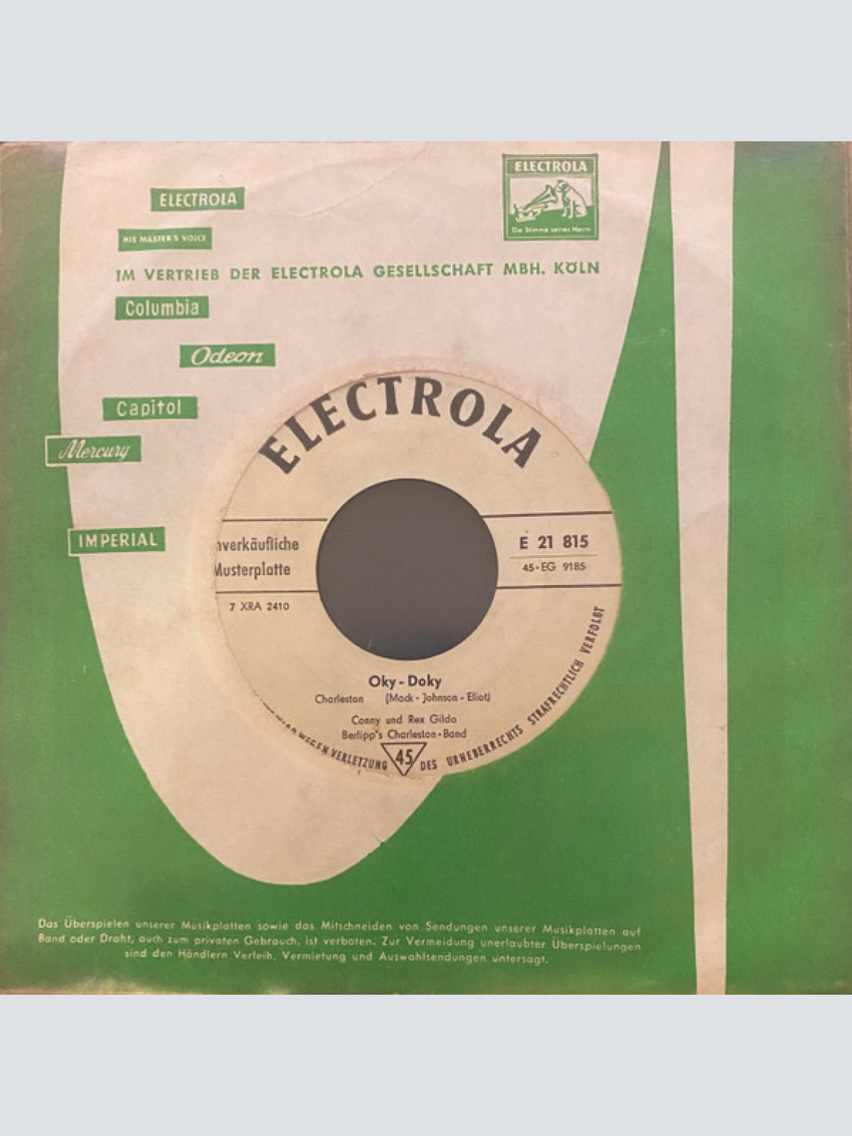 Vinyl / Conny* Und Rex Gildo - Firulin / Oky-Doky