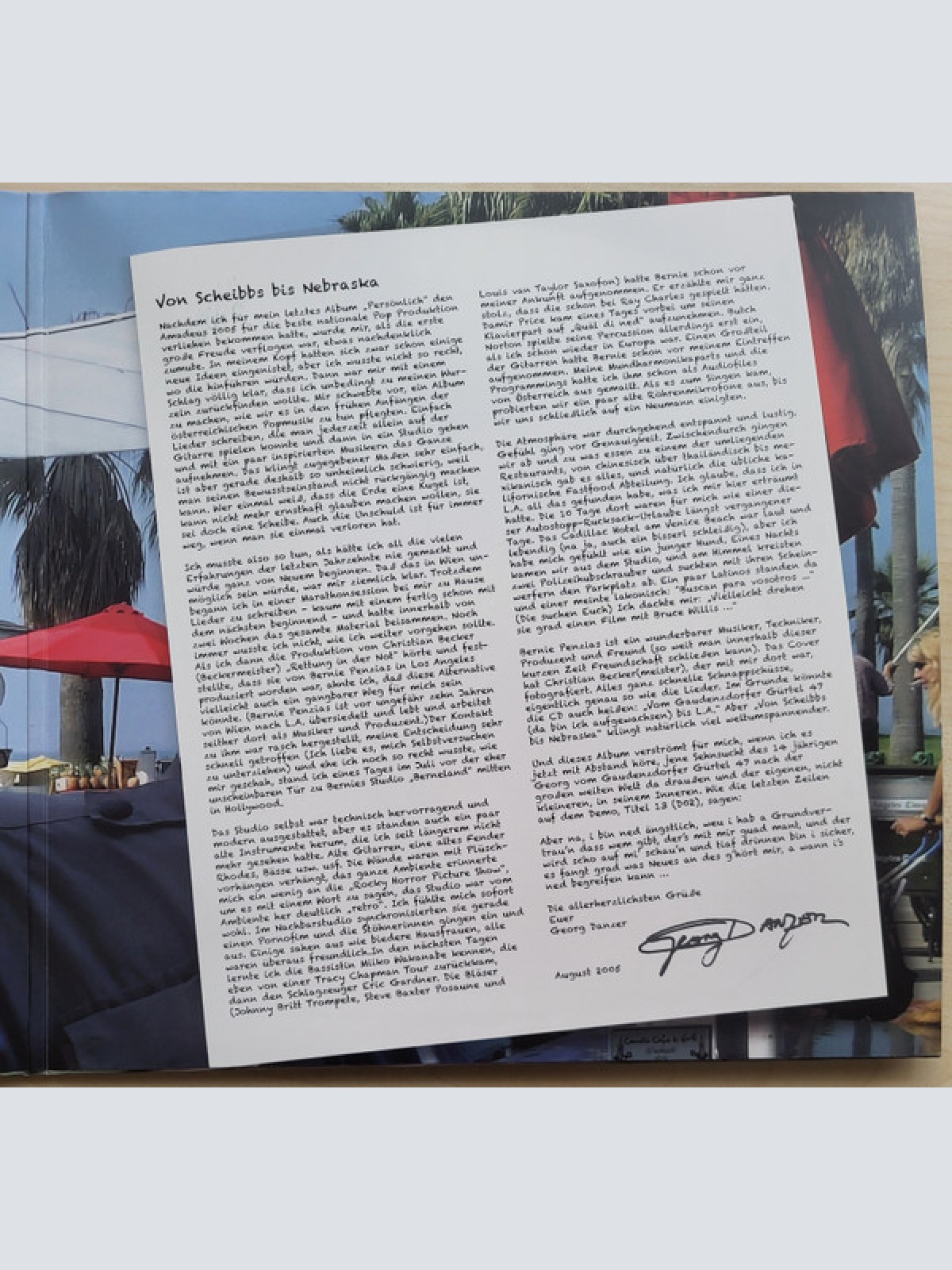 Vinyl / Georg Danzer - Von Scheibbs Bis Nebraska