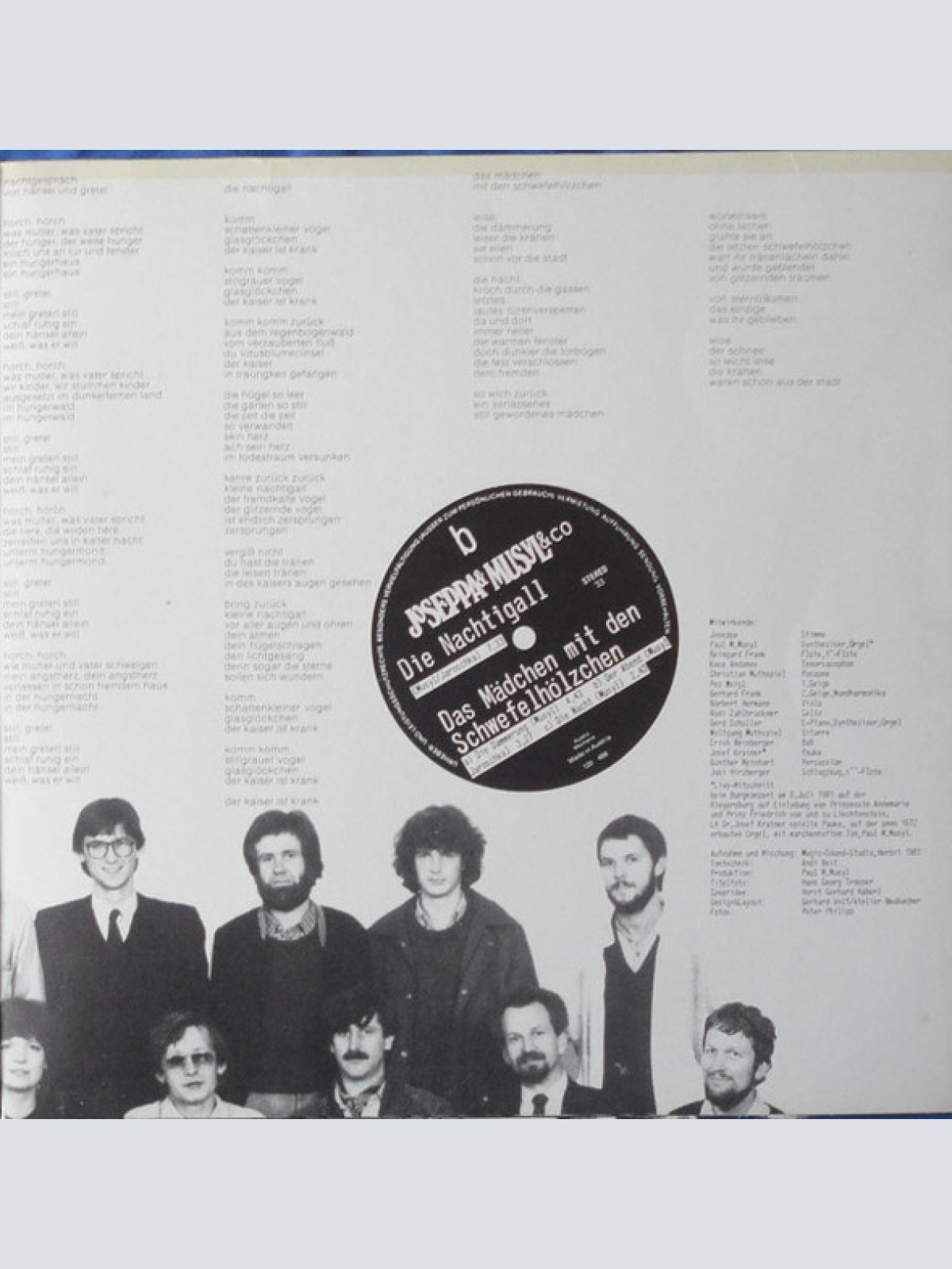 Vinyl / Joseppa & Musyl* - Das Mädchen Mit Den Schwefelhölzchen