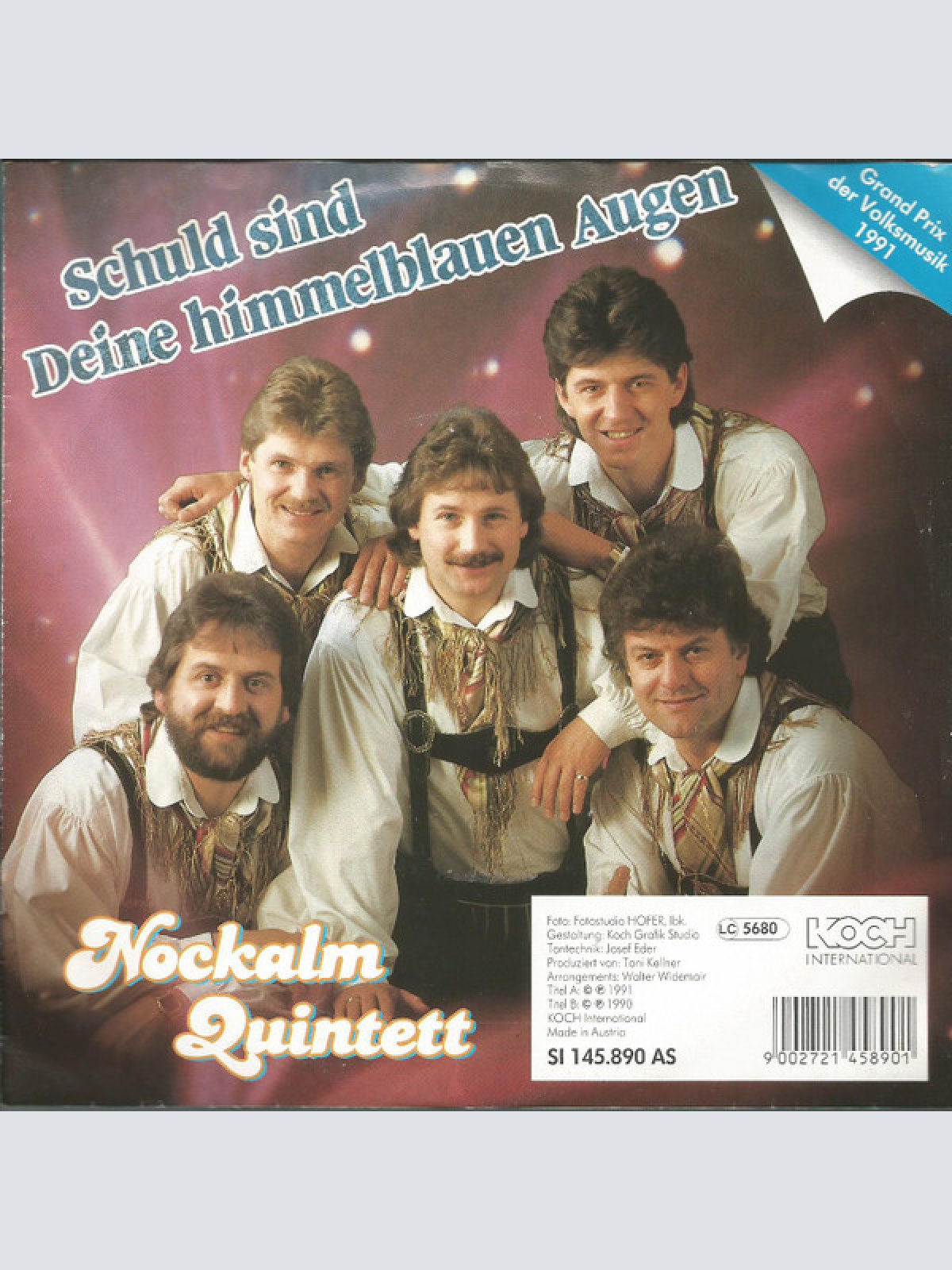 Vinyl / Nockalm Quintett - Schuld Sind Deine Himmelblauen Augen