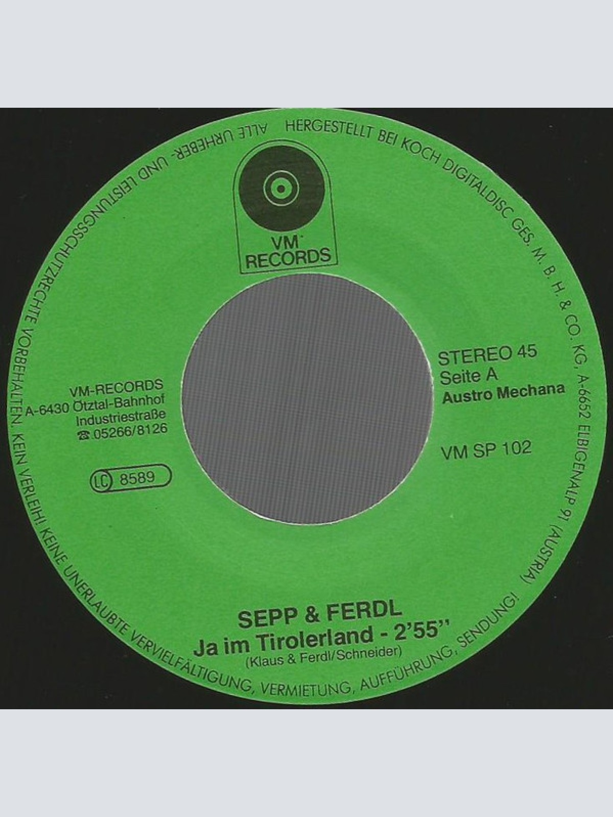 Vinyl / Sepp Und Ferdl* - Ja Im Tirolerland / In Wörgl In Der "Alten Post"