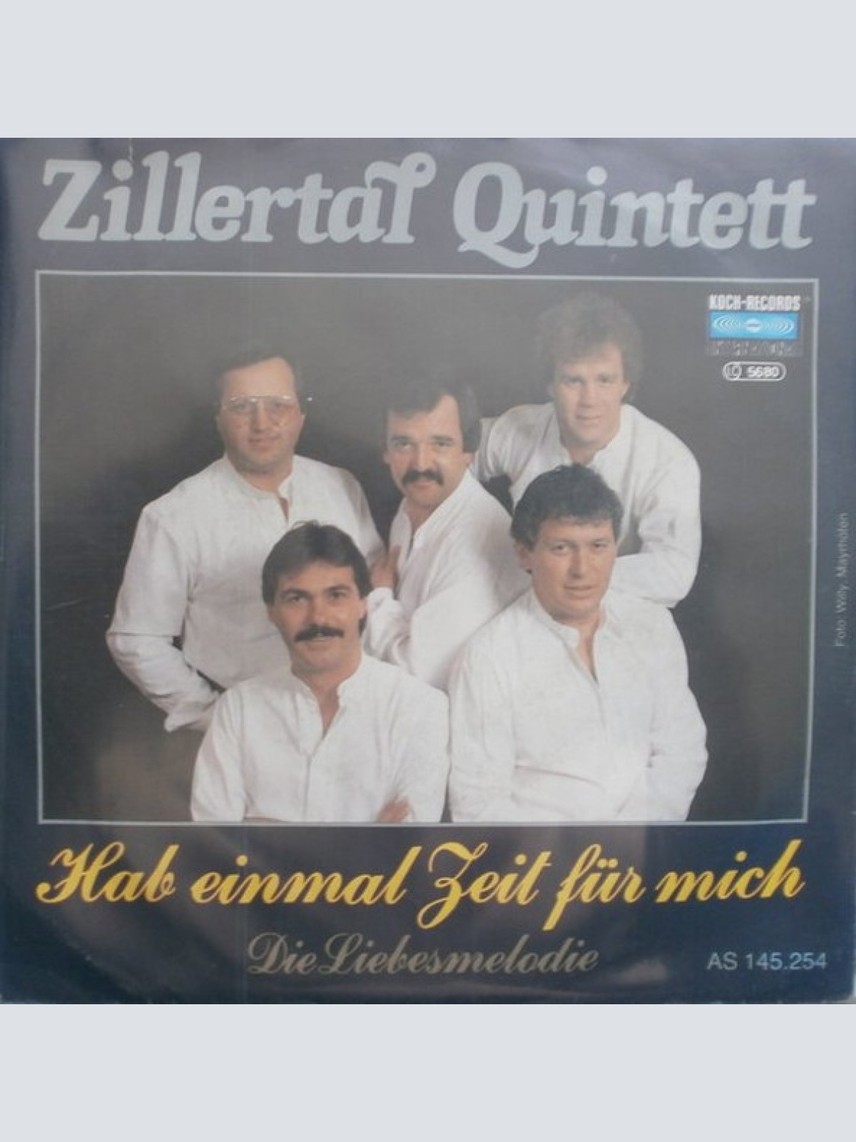 Vinyl / Zillertal Quintett - Hab Einmal Zeit Für Mich