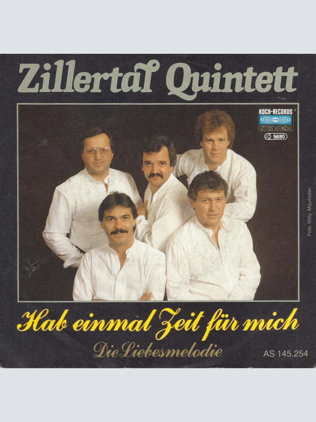 Vinyl / Zillertal Quintett - Hab Einmal Zeit Für Mich
