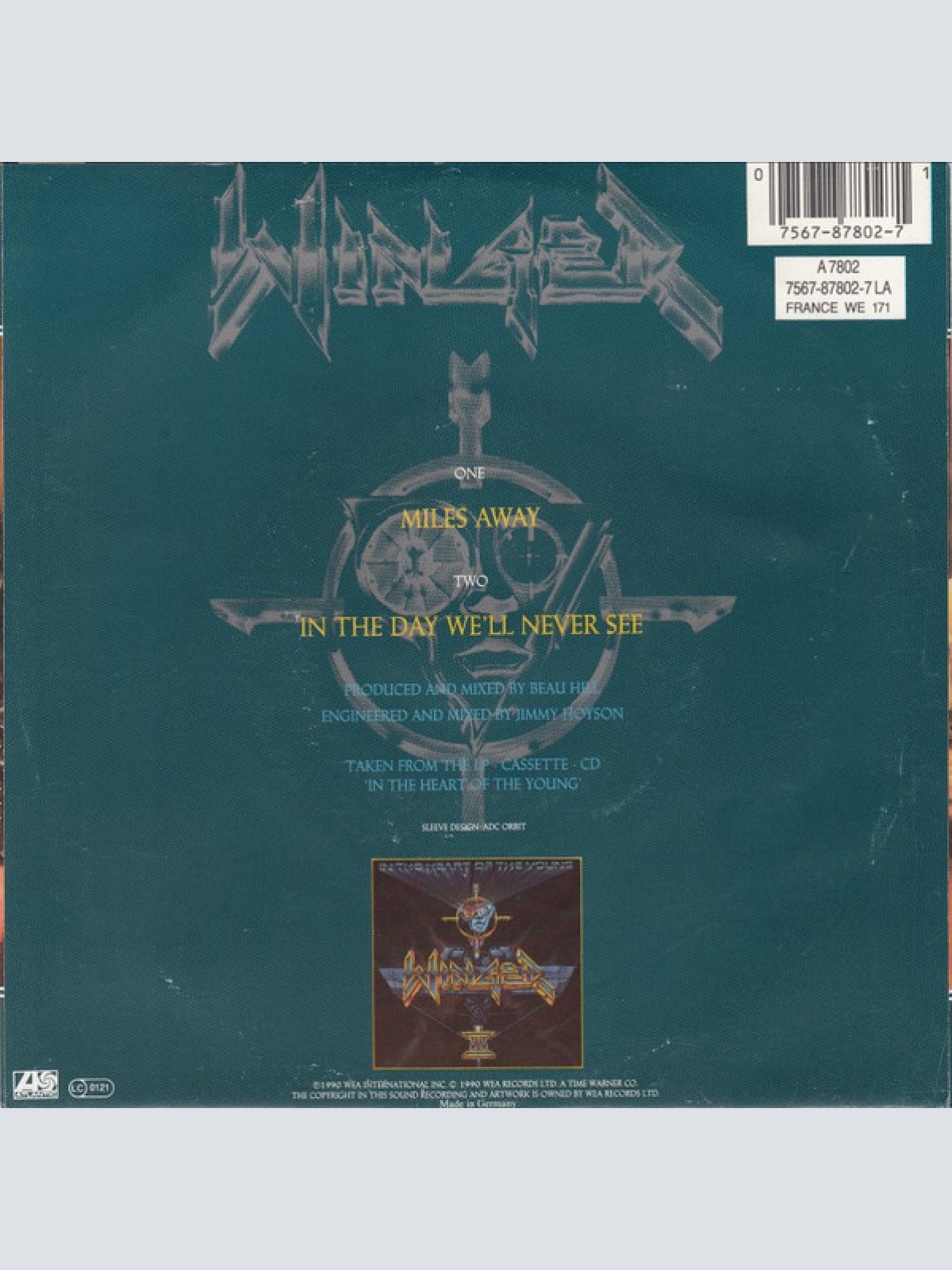 Vinyl / Winger - Miles Away