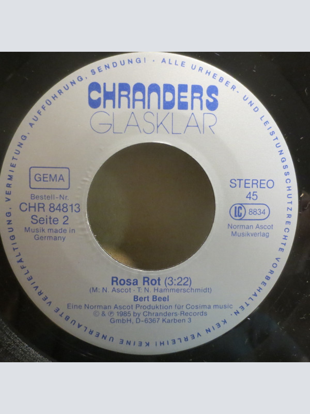 Vinyl / Bert Beel - Viva Maria