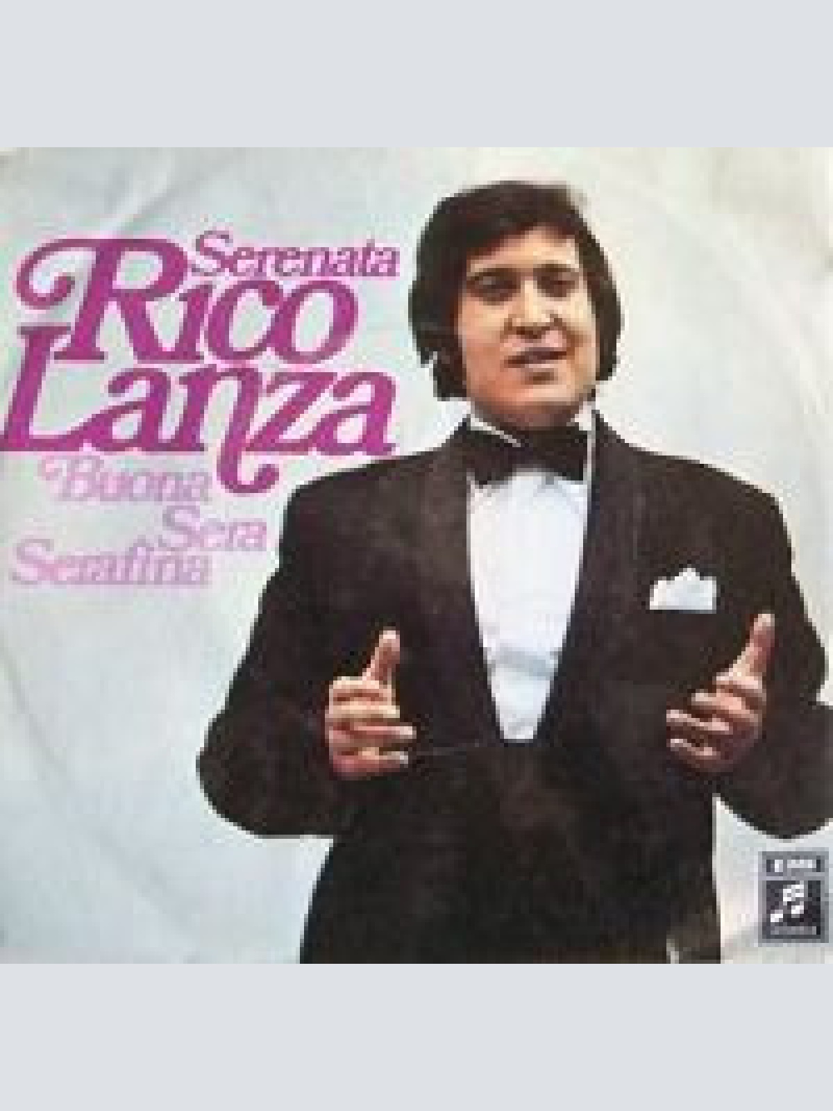 Vinyl / Rico Lanza - Serenata / Bueona Sera Serafina