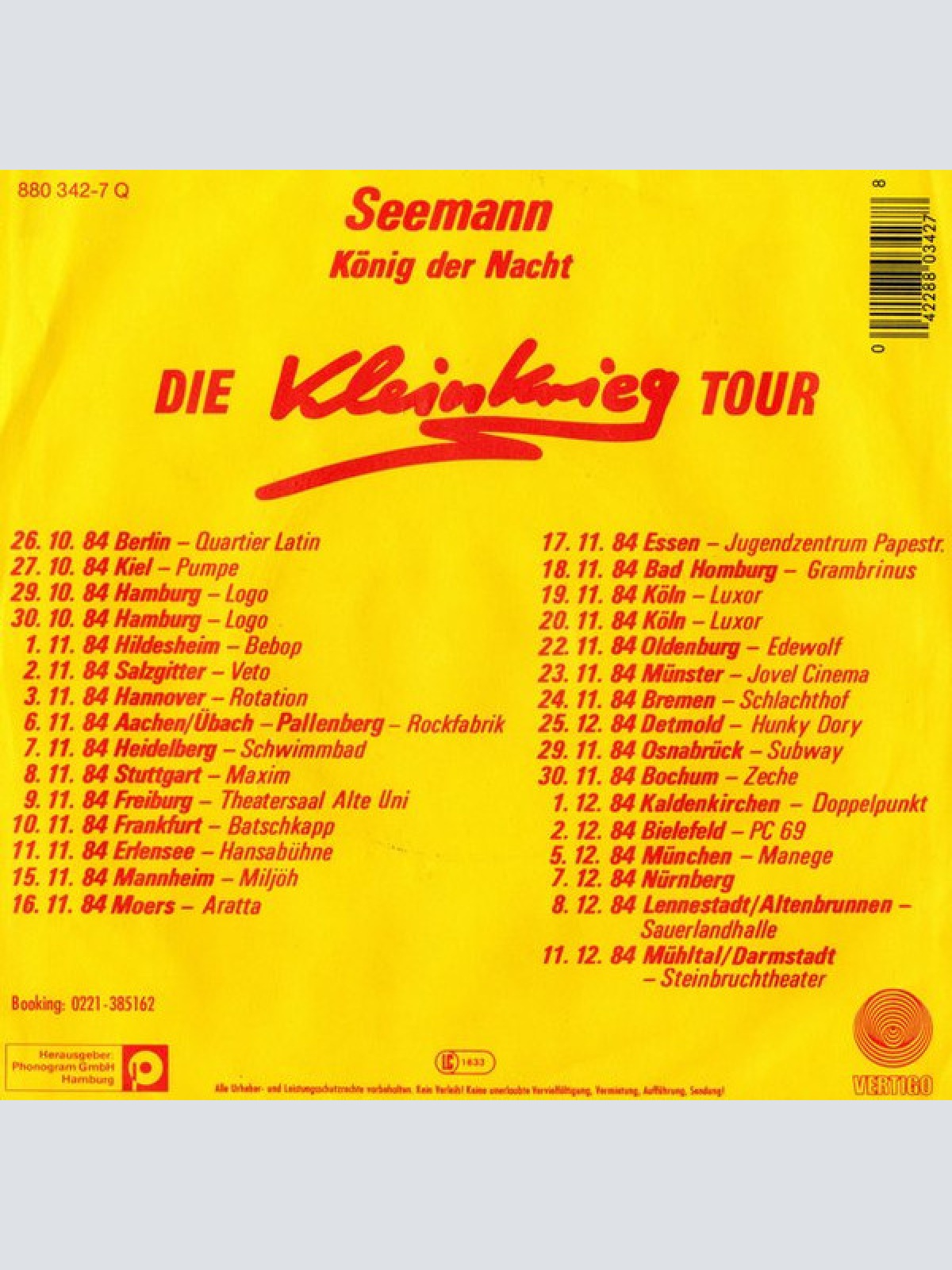 Vinyl / Kleinkrieg* - Seemann