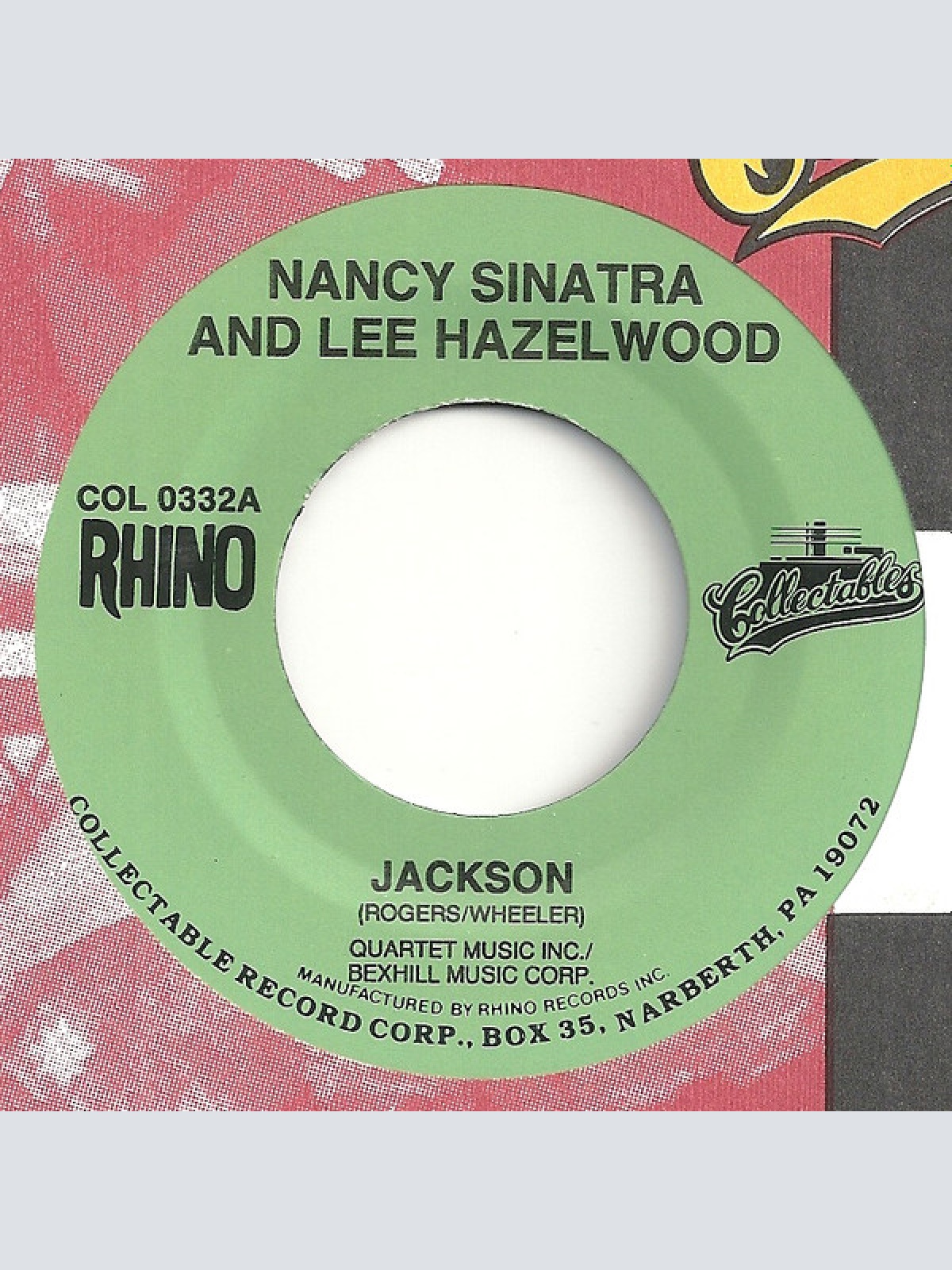 Vinyl / Nancy Sinatra & Lee Hazlewood - Summer Wine / Jackson