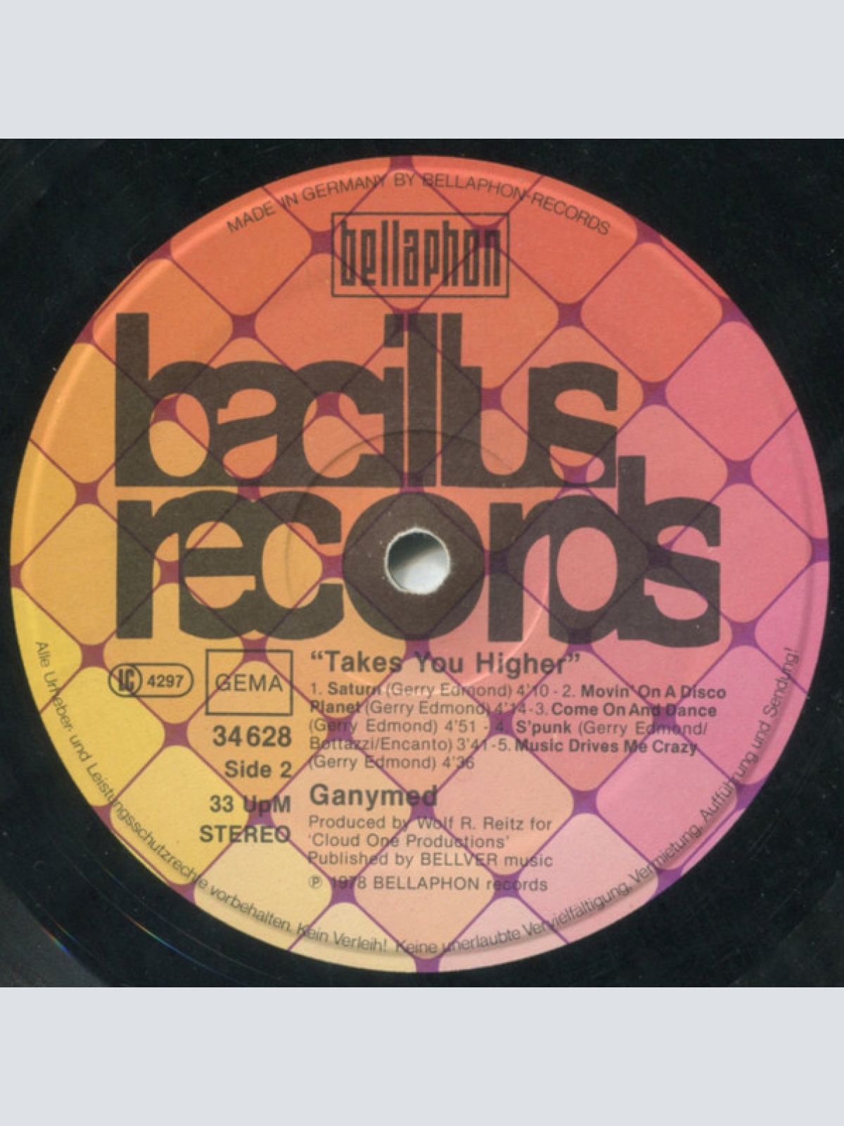 Vinyl / Ganymed - Takes You Higher