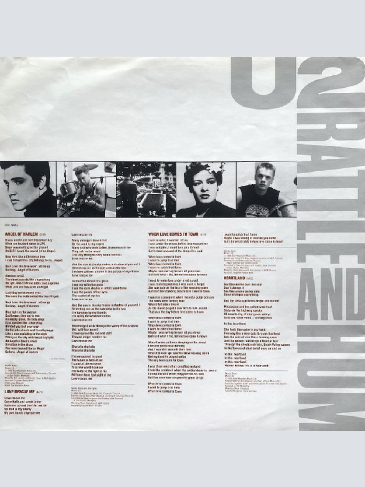 Vinyl / U2 - Rattle And Hum