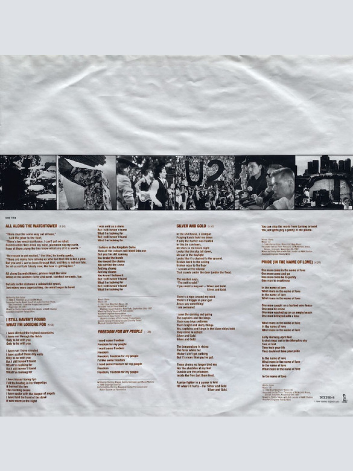 Vinyl / U2 - Rattle And Hum