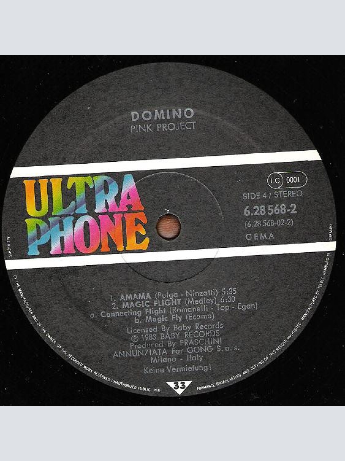 Vinyl / Pink Project - Domino