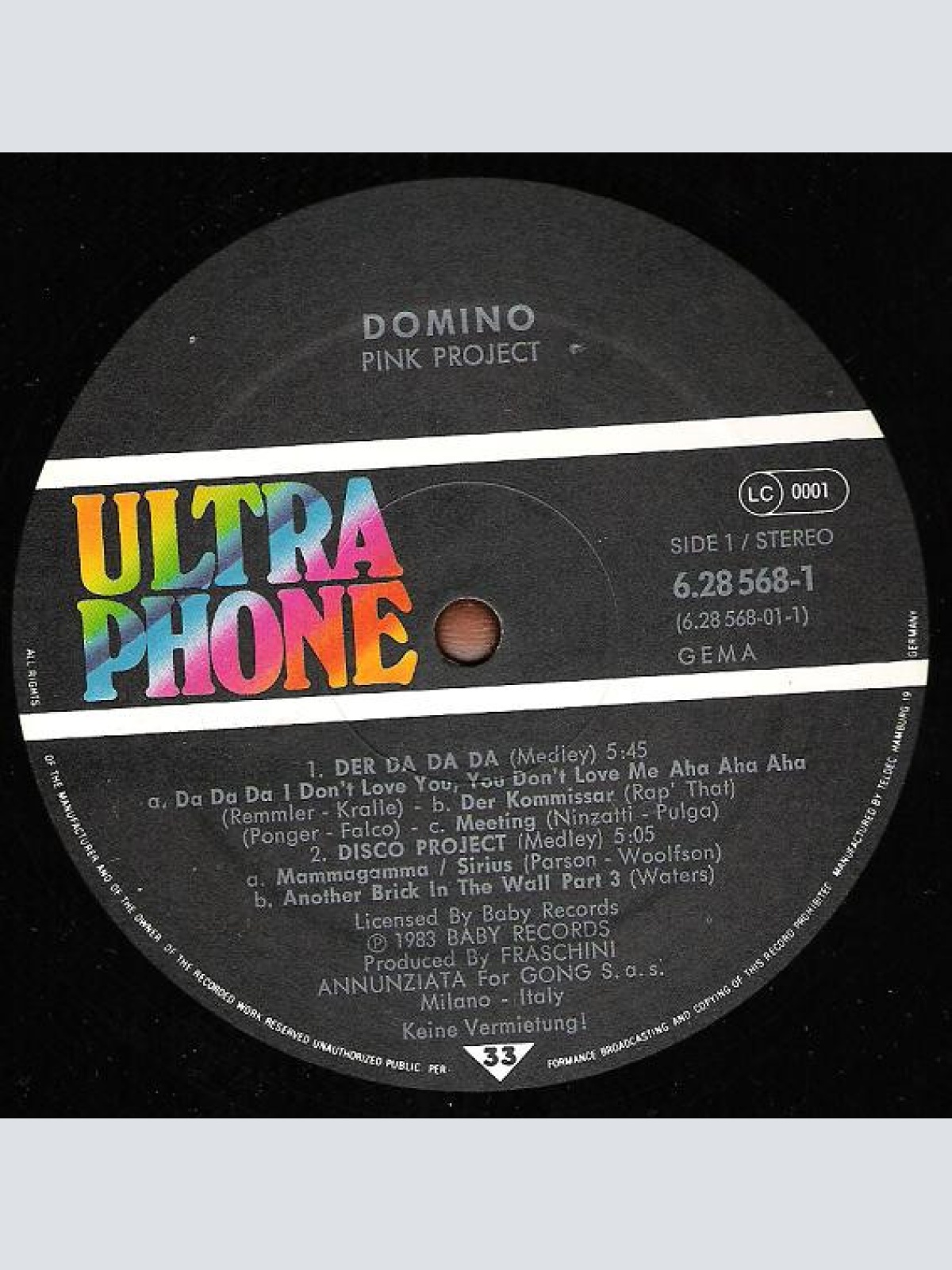 Vinyl / Pink Project - Domino