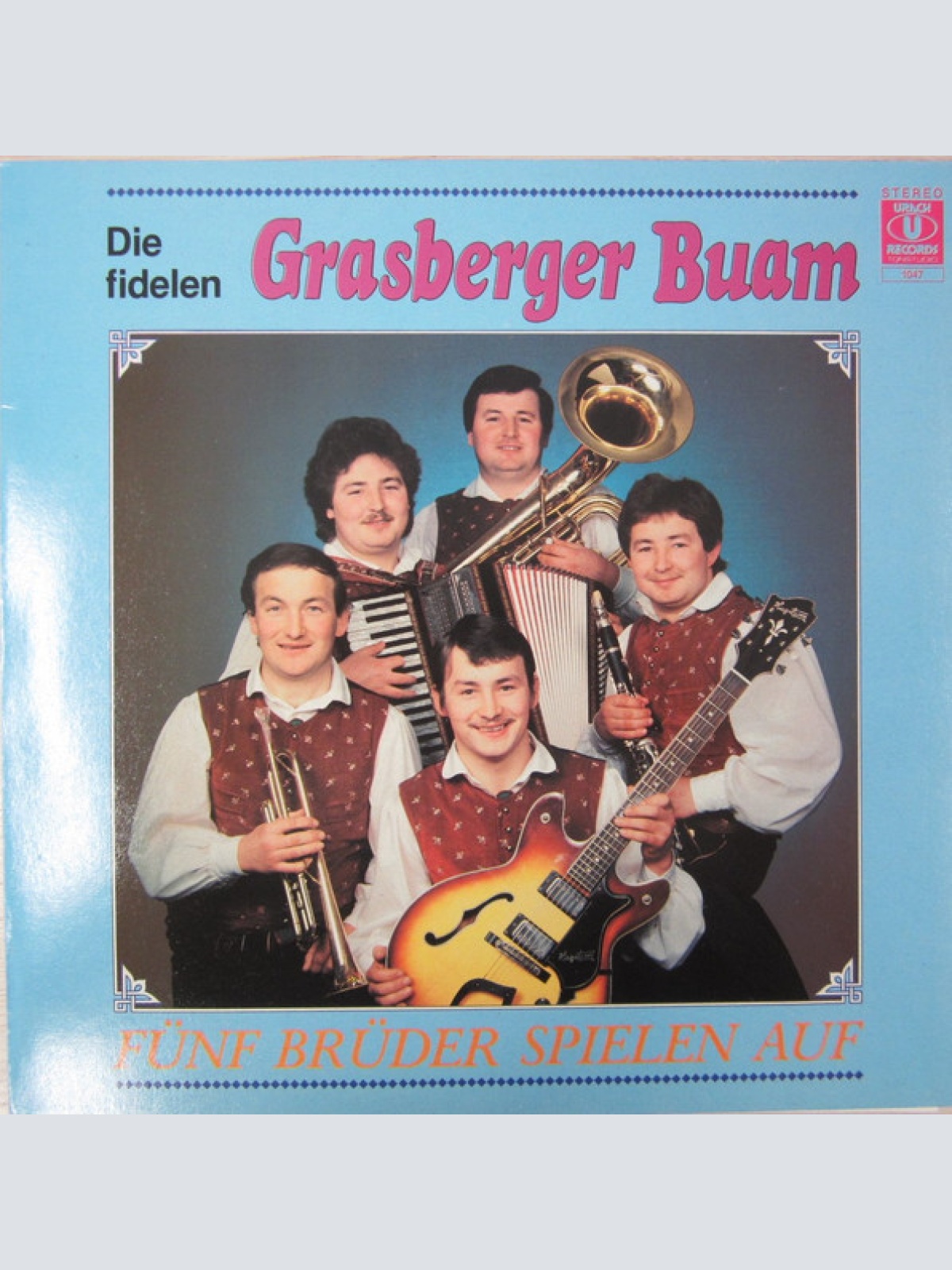 Vinyl / Die Fidelen Grasberger Buam* - Fünf Brüder Spielen Auf