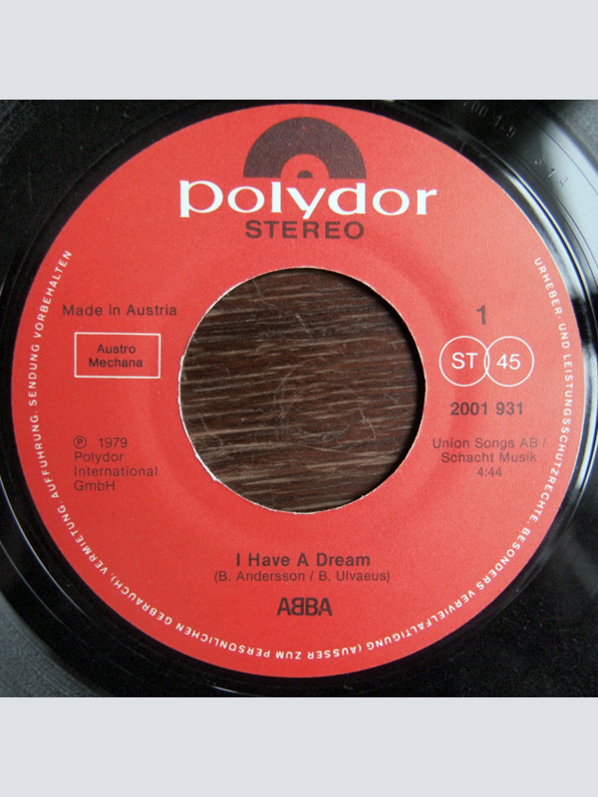 Vinyl / ABBA - I Have A Dream