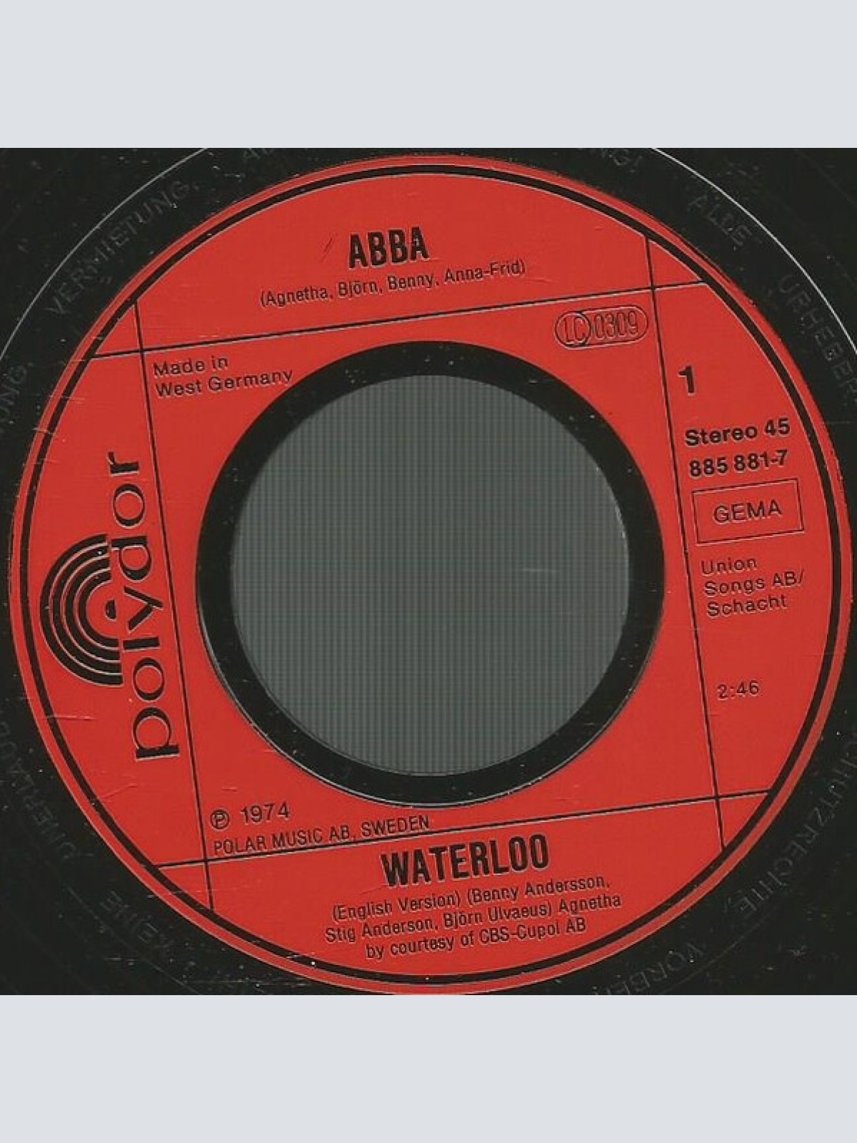 Vinyl / ABBA, Agnetha, Björn, Benny, Anna-Frid* - Waterloo