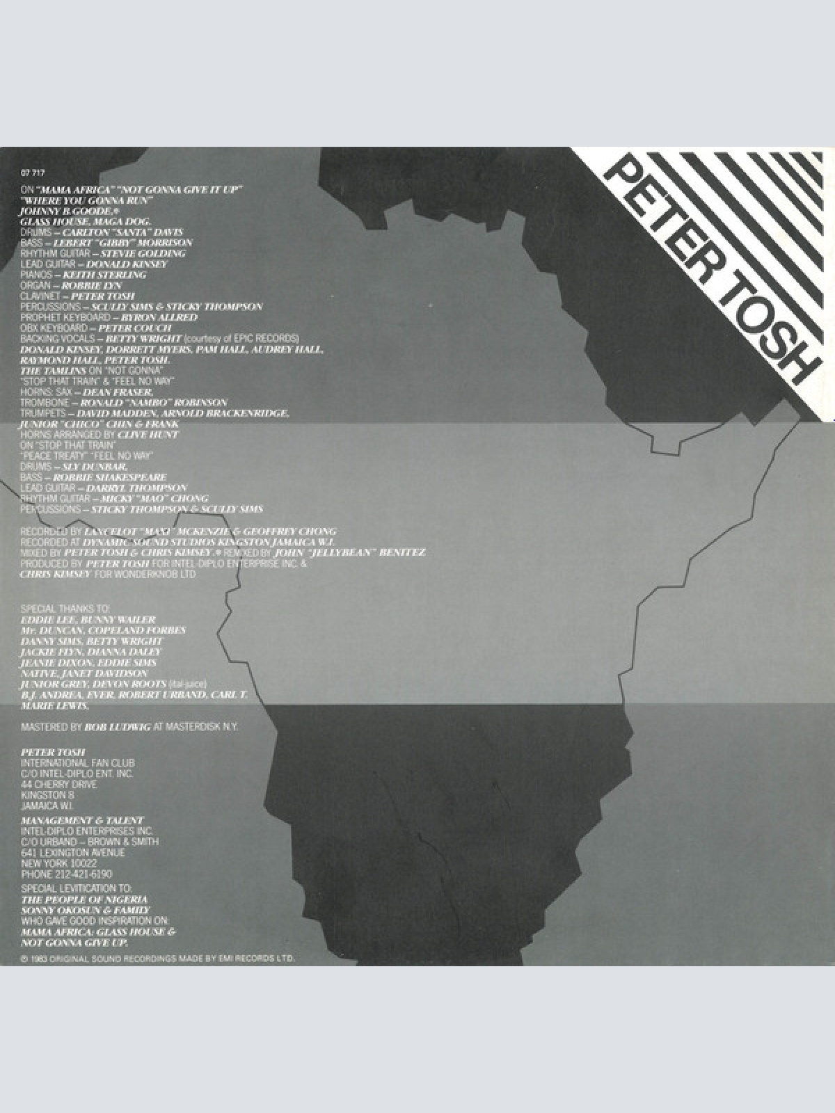 Vinyl / Peter Tosh - Mama Africa