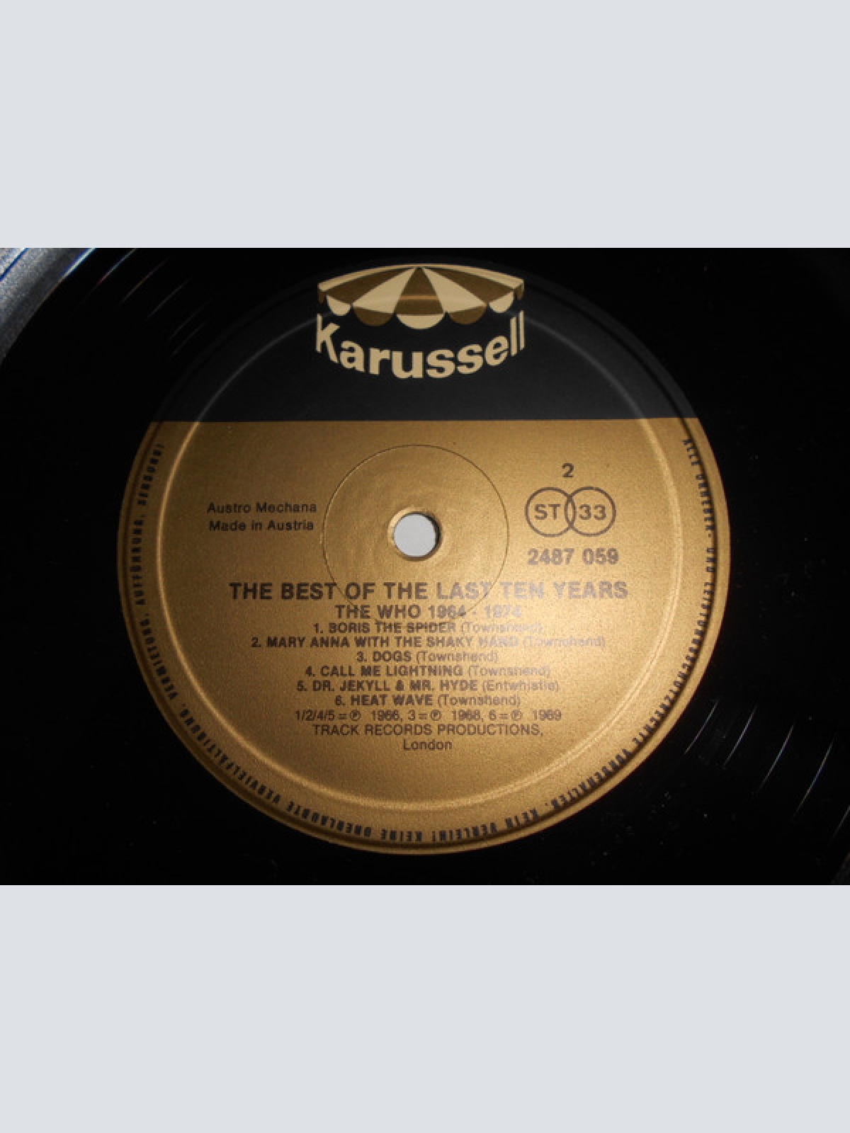 Vinyl / The Who - '64 - '74 / The Best Of The Last Ten Years