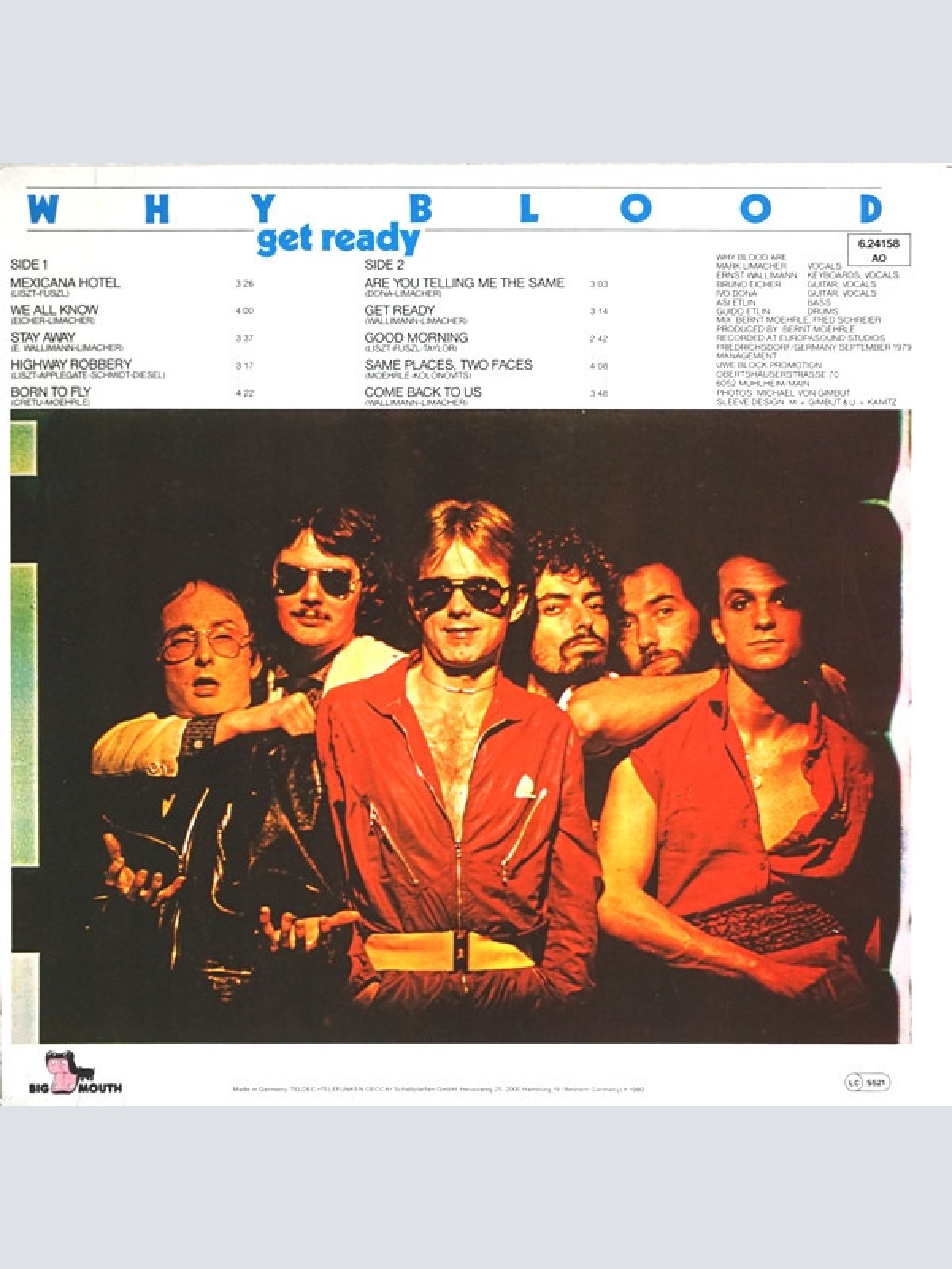 Vinyl / Why Blood - Get Ready