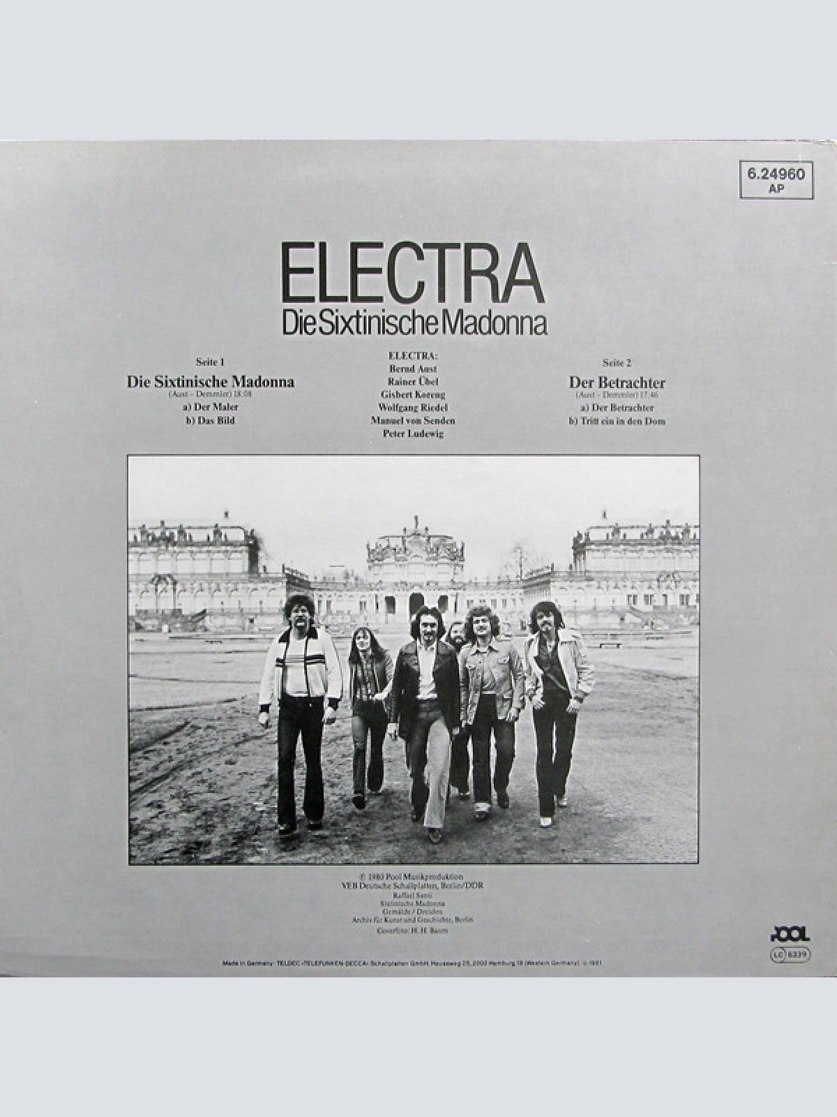 Vinyl / Electra (7) - Die Sixtinische Madonna