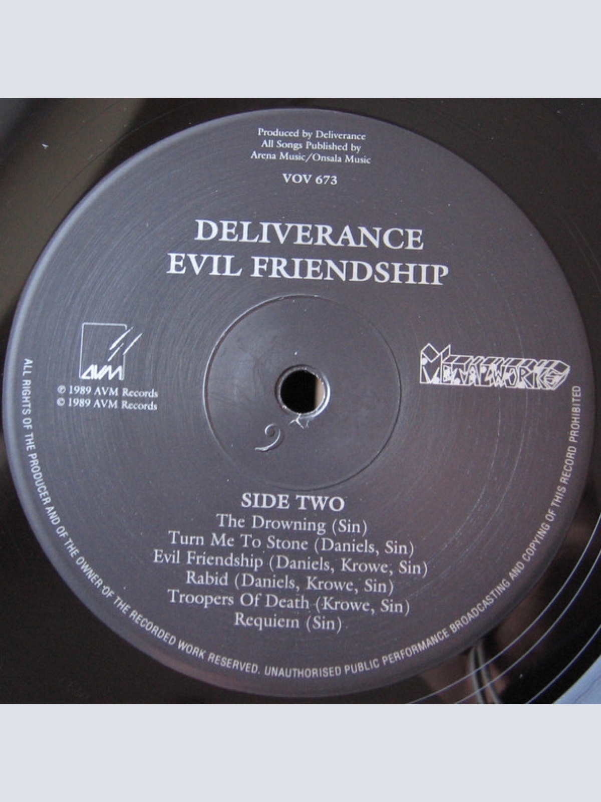 Vinyl / Deliverance (11) - Evil Friendship