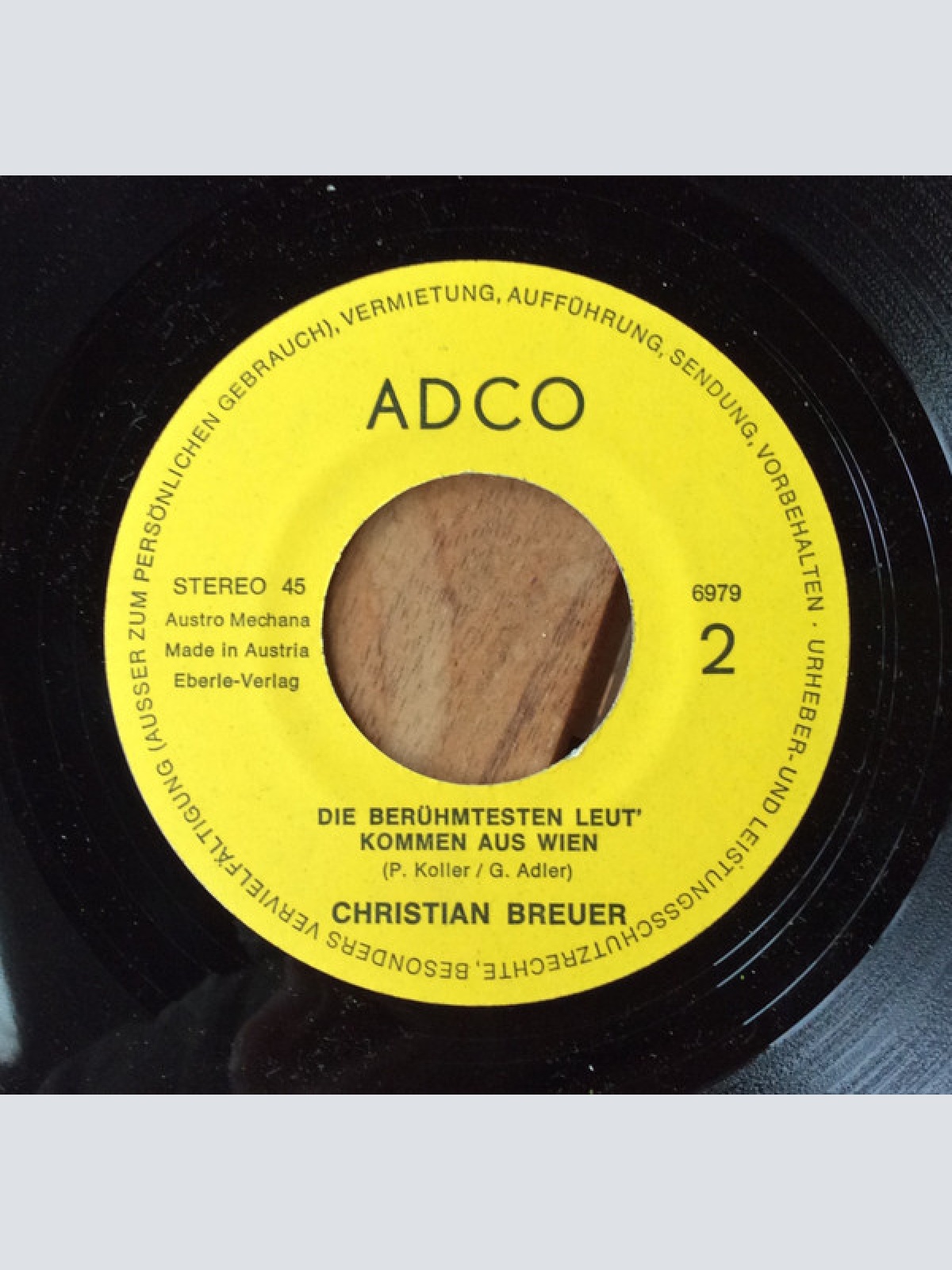 Vinyl / Christian Breuer (3) - A Weana Muass Ma Sein