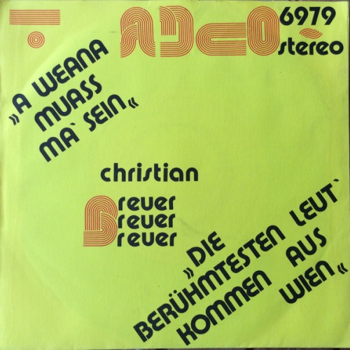 Vinyl / Christian Breuer (3) - A Weana Muass Ma Sein
