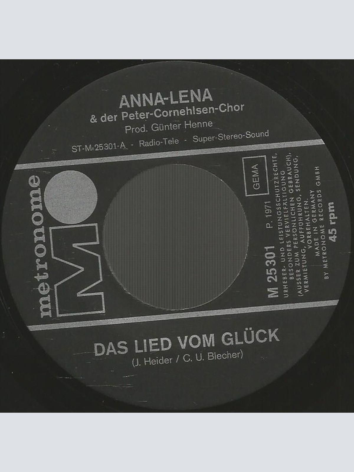 Vinyl / Anna-Lena* - Das Lied Vom Glück