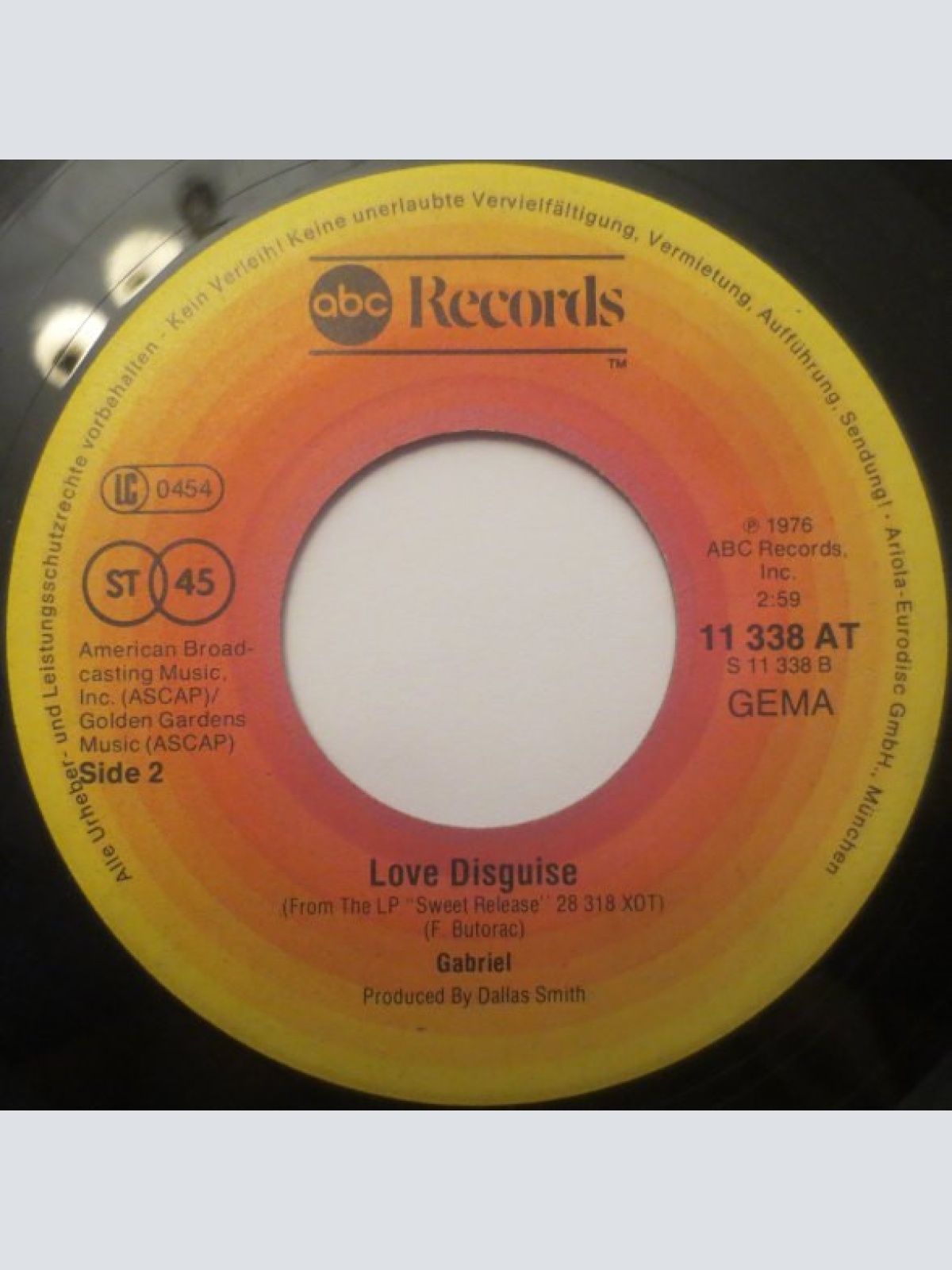 Vinyl / Gabriel (27) - Higher And Higher