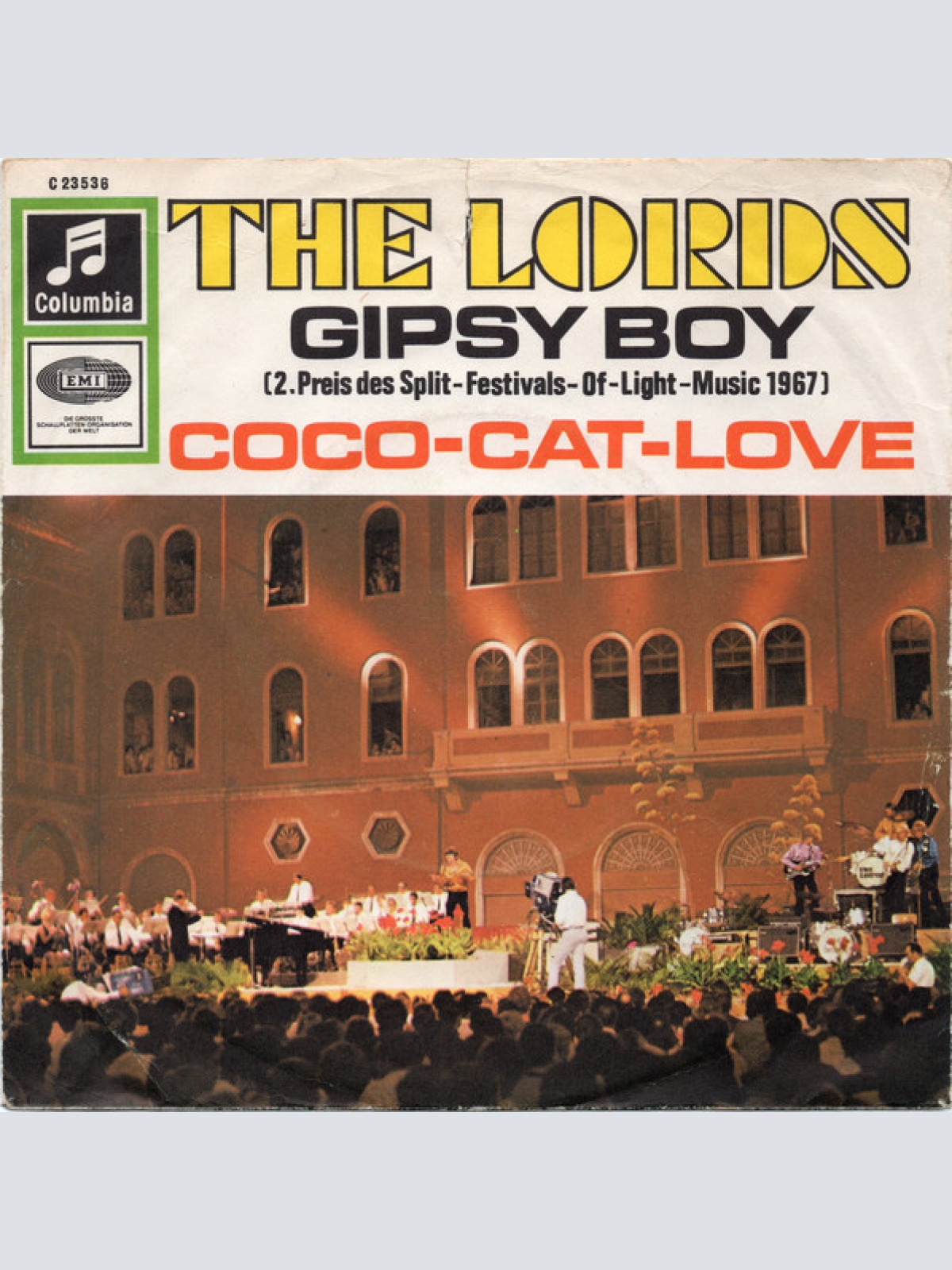 Vinyl / The Lords - Gipsy Boy / Coco-Cat-Love