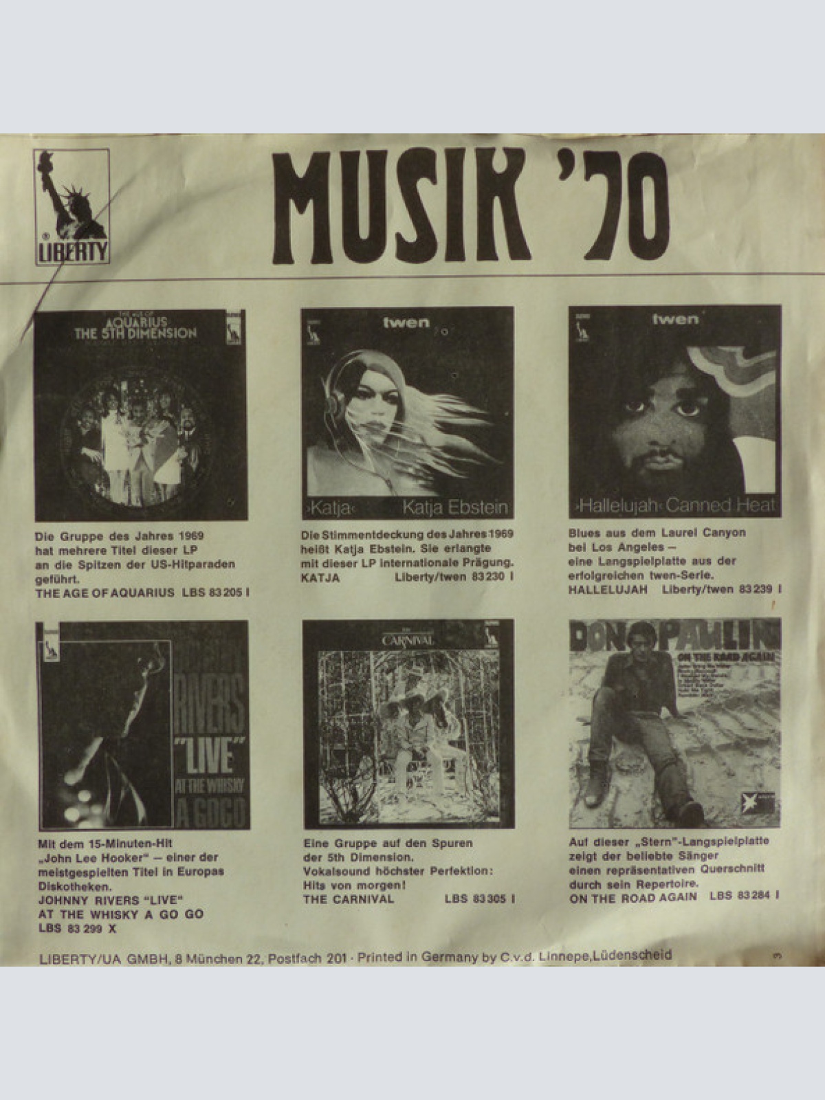 Vinyl / Gary Lewis - I'm On The Right Road Now