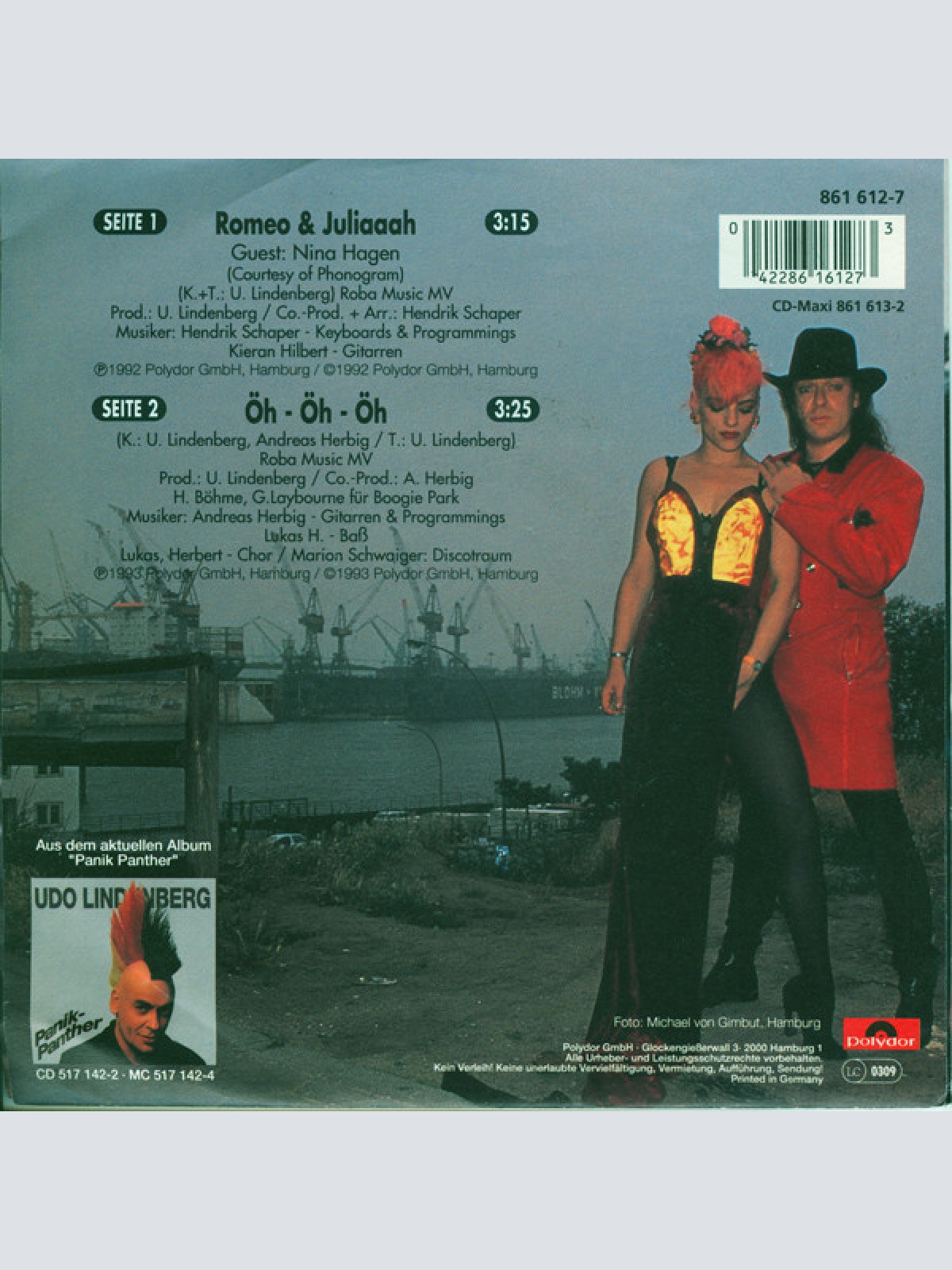 Vinyl / Udo Lindenberg & Nina Hagen - Romeo & Juliaaah