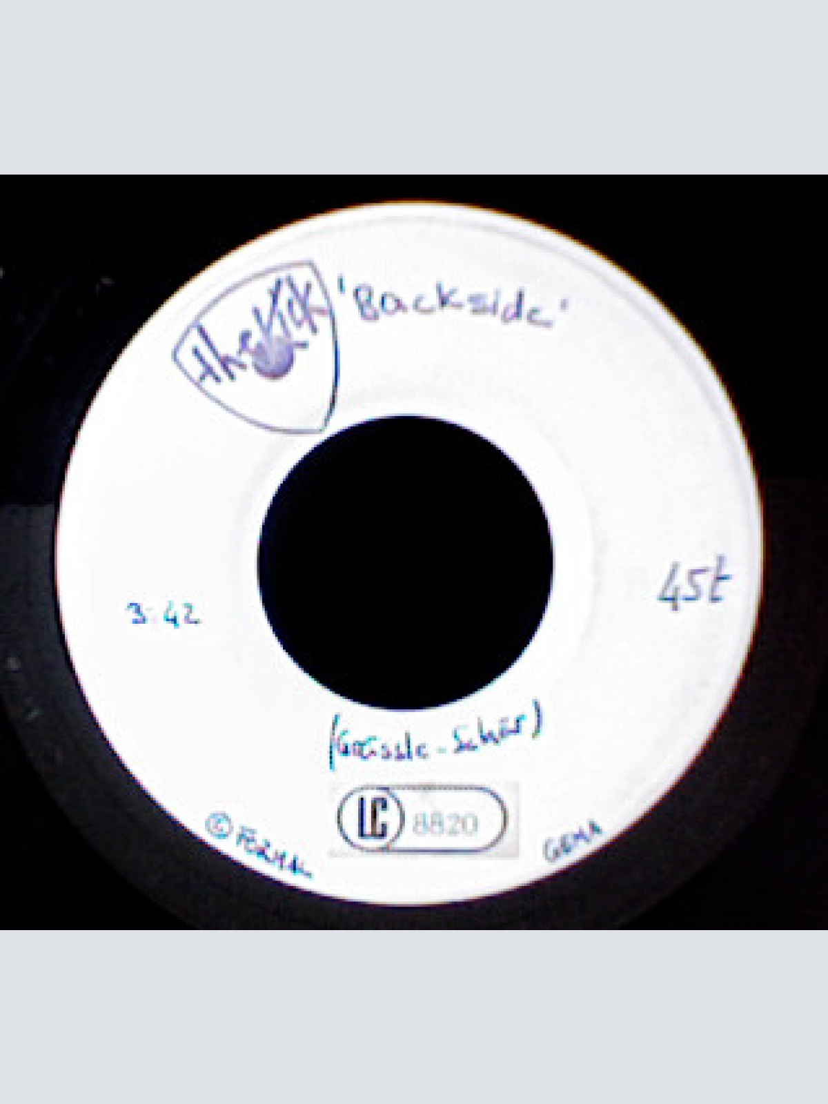 Vinyl / The Kick (6) - Backside