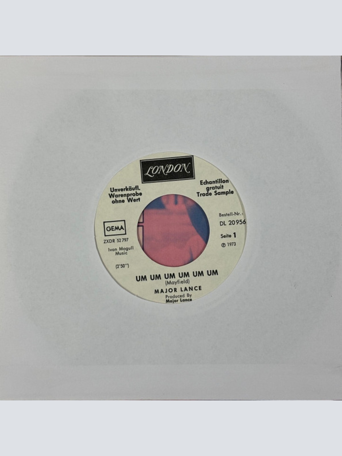 Vinyl / Major Lance - Um, Um, Um, Um, Um, Um / The Right Track