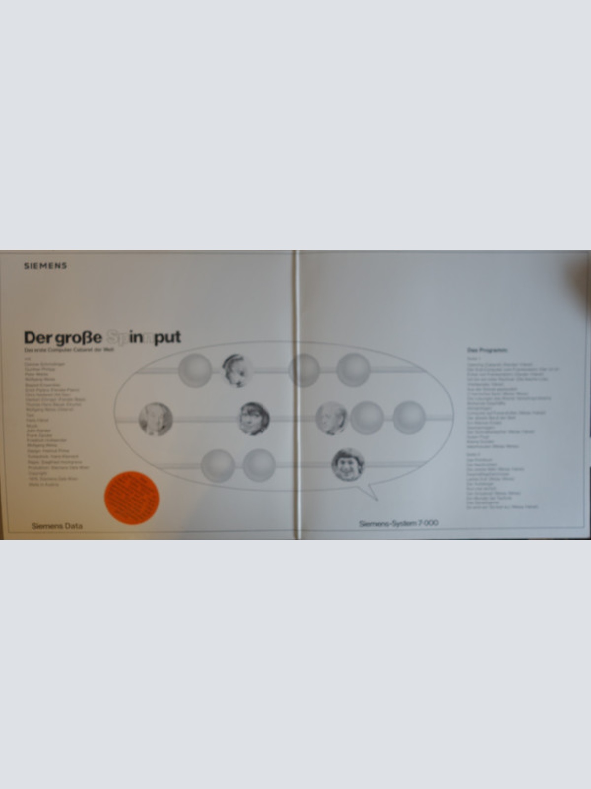 Vinyl / Various - Der Grosse Spinnput - Das Erste Computer Cabaret Der Welt