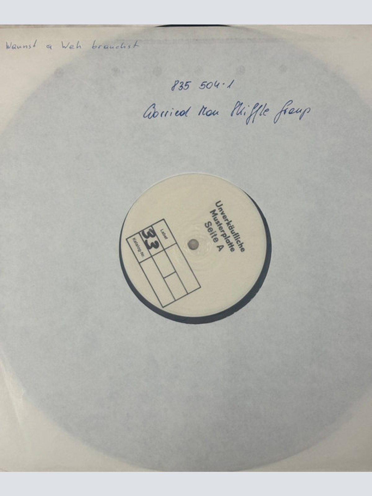 Vinyl / Worried Men Skiffle Group - Poptakes