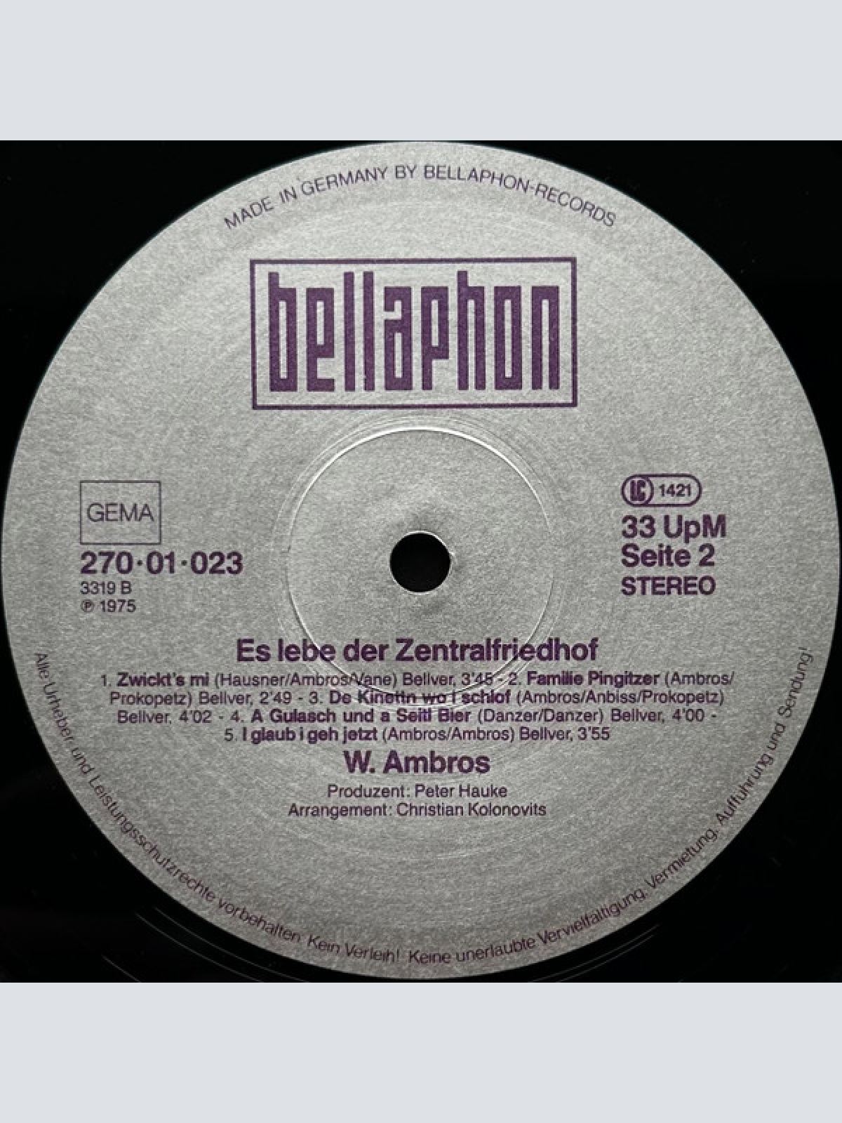 Vinyl / W. Ambros* - 1973-1983 Seine Größten Erfolge