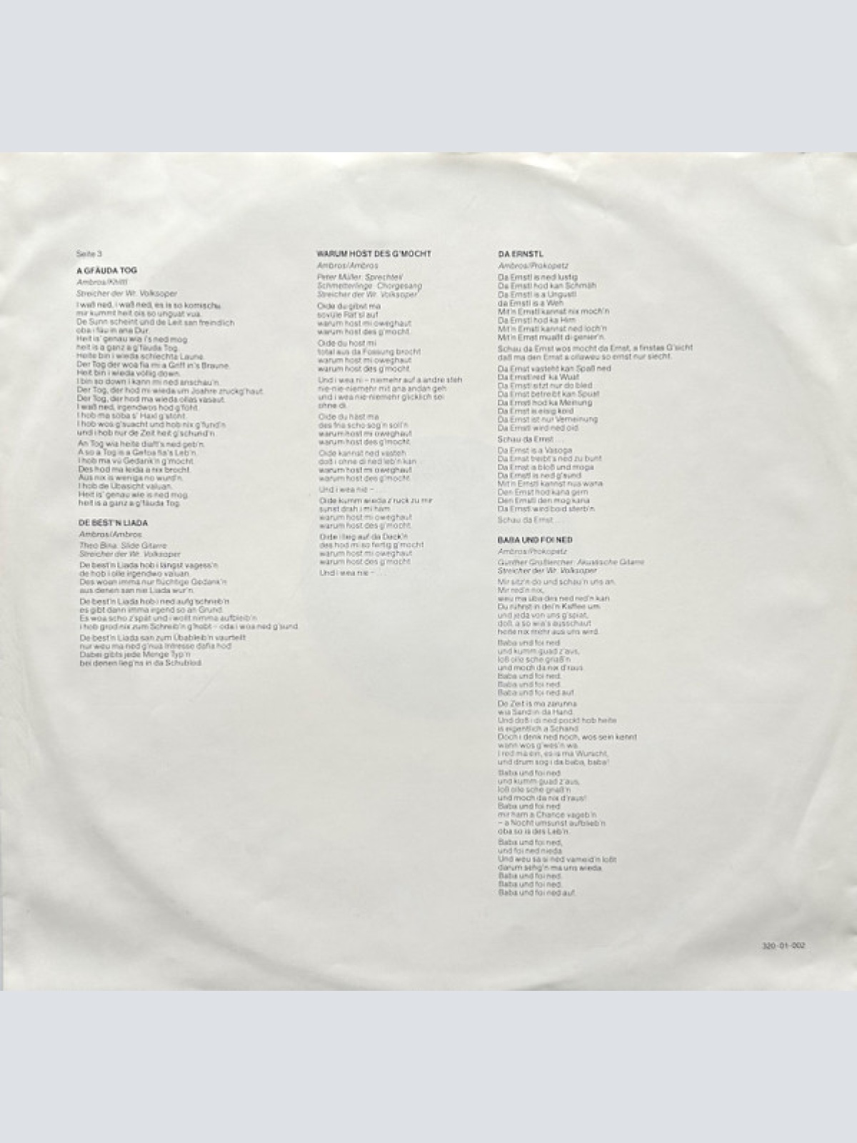 Vinyl / W. Ambros* - 1973-1983 Seine Größten Erfolge