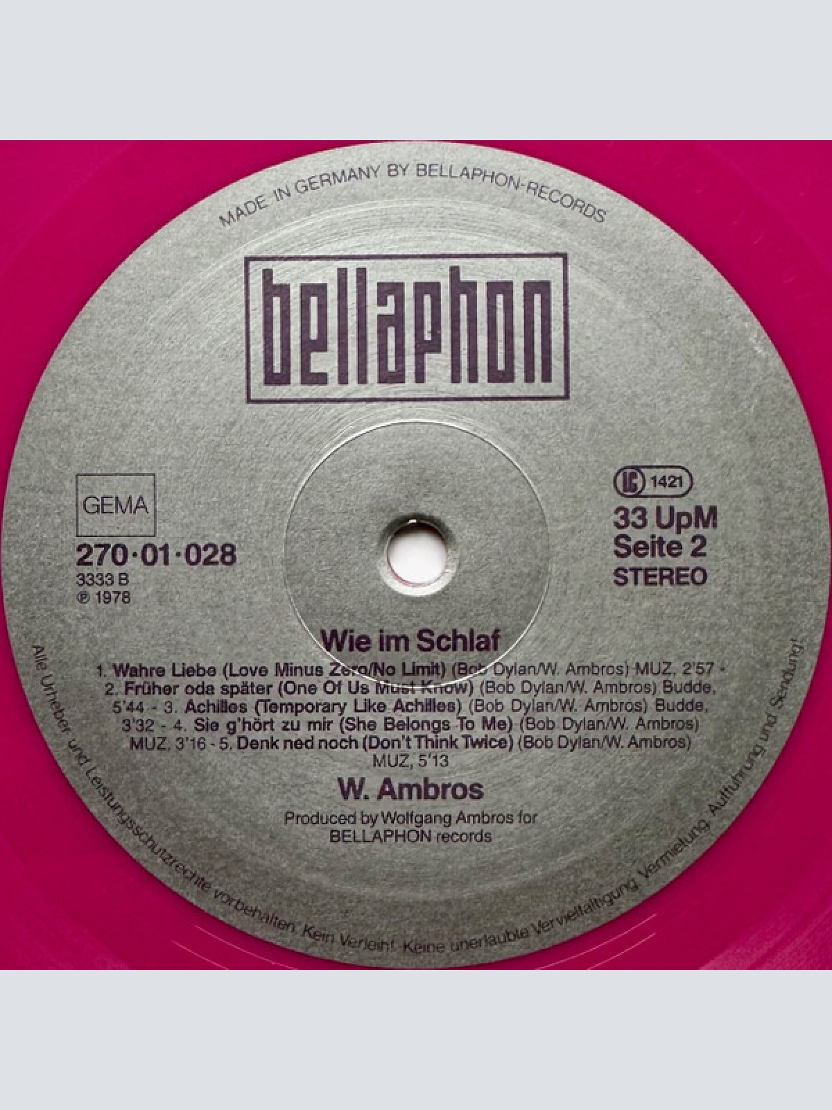 Vinyl / W. Ambros* - 1973-1983 Seine Größten Erfolge