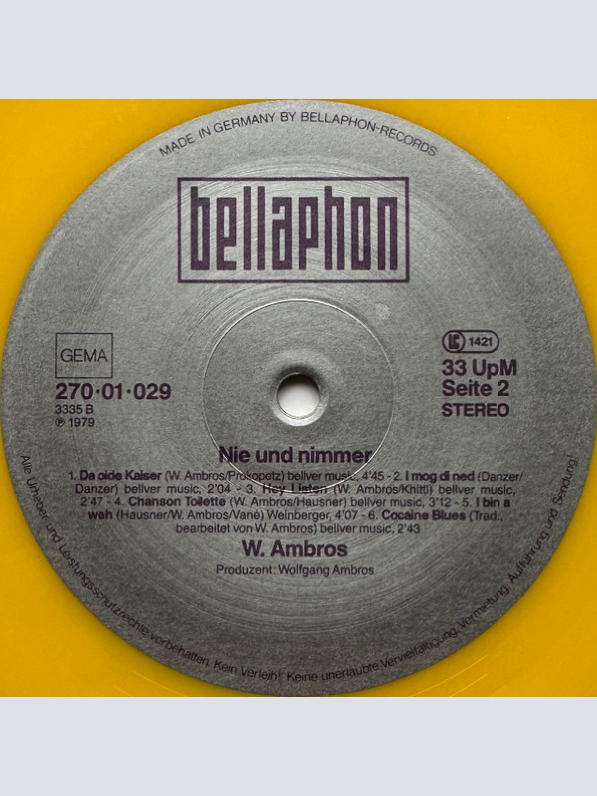 Vinyl / W. Ambros* - 1973-1983 Seine Größten Erfolge