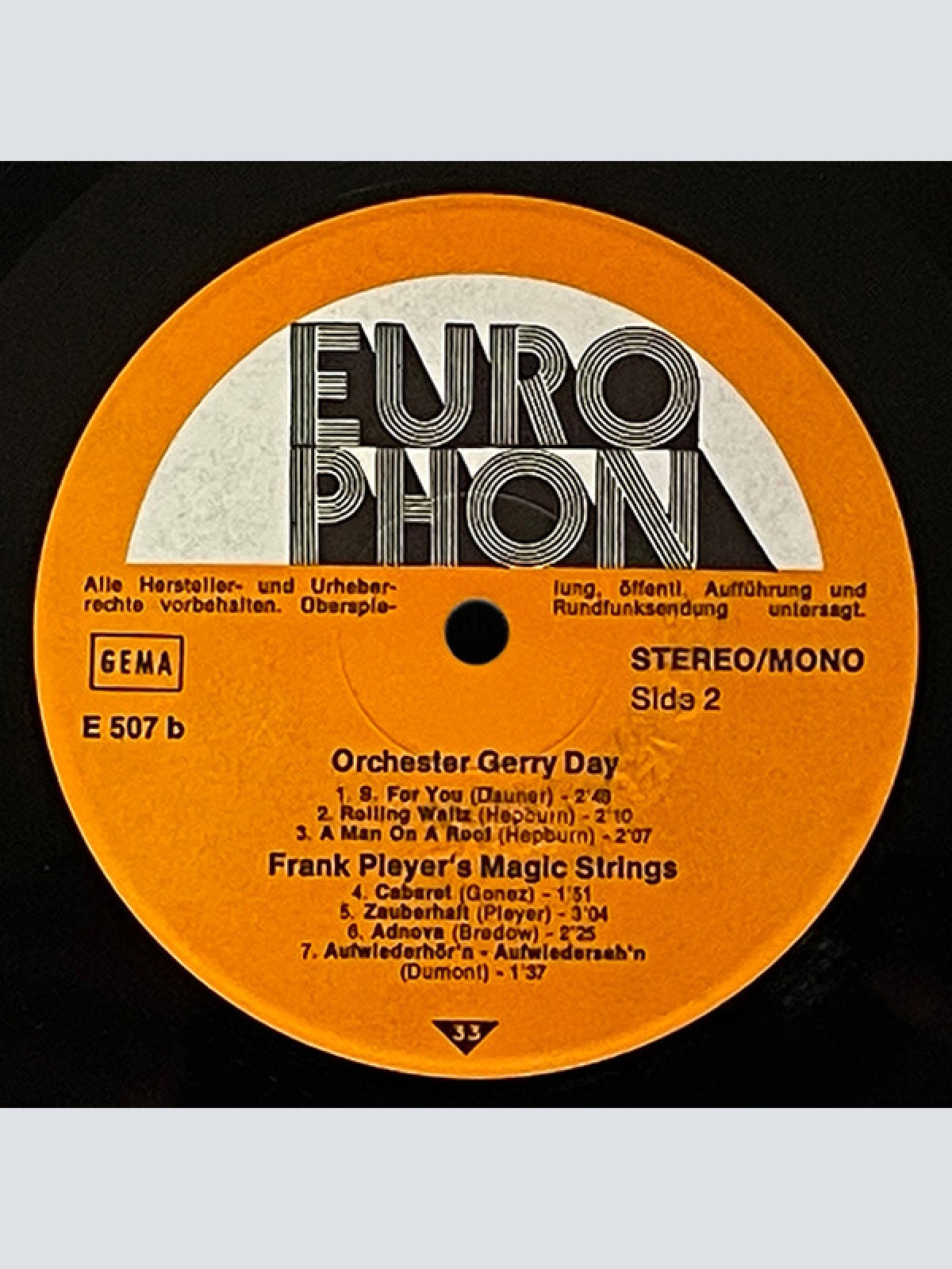 Vinyl / Orchester Charles Vanberg - Orchester Pedro Gonez, Orchester Gerry Day, Frank Pleyer's Magic Strings - Orchester Charles Vanberg / Pedro Gonez / Gerry Day / Frank Pleyer's Magic Strings